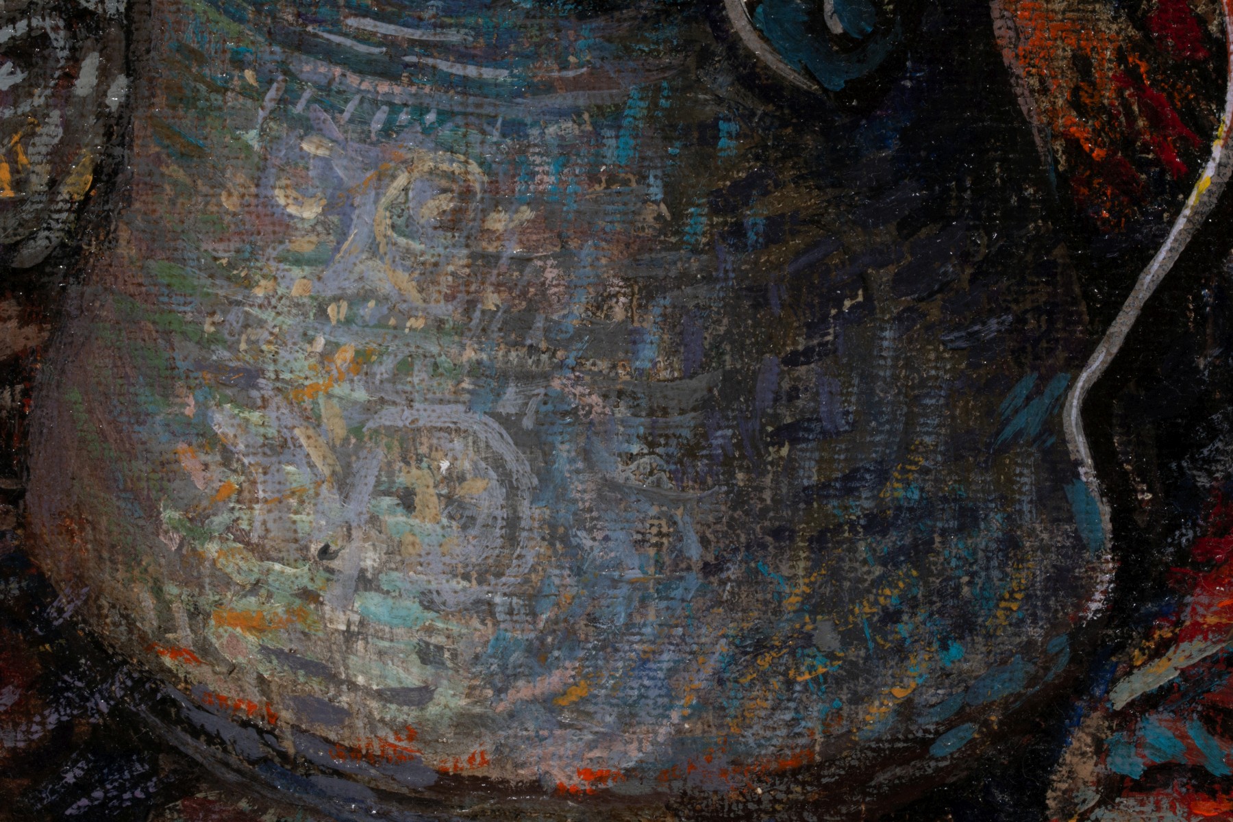 MALKHAZ DEKANOIDZE (BORN 1956) ACRYLIC ON CANVAS