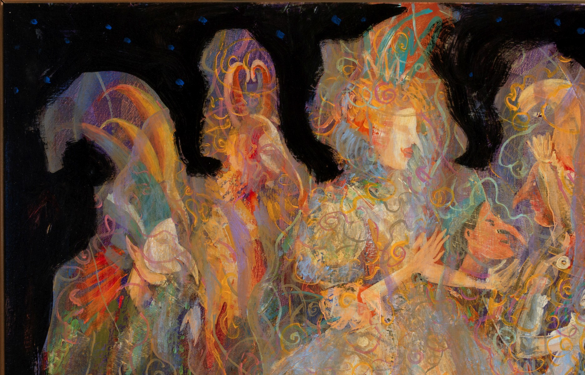 MALKHAZ DEKANOIDZE (BORN 1956) ACRYLIC ON CANVAS