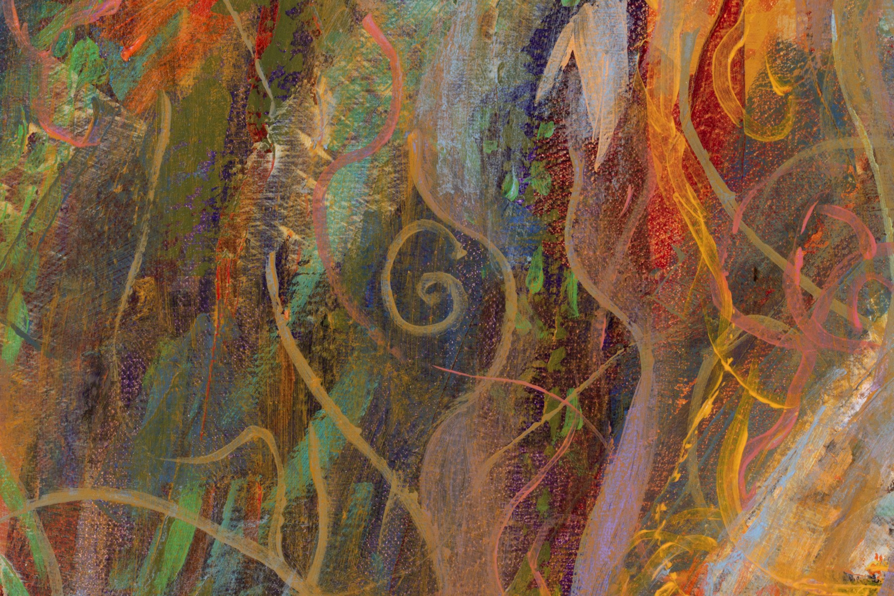 MALKHAZ DEKANOIDZE (BORN 1956) ACRYLIC ON CANVAS