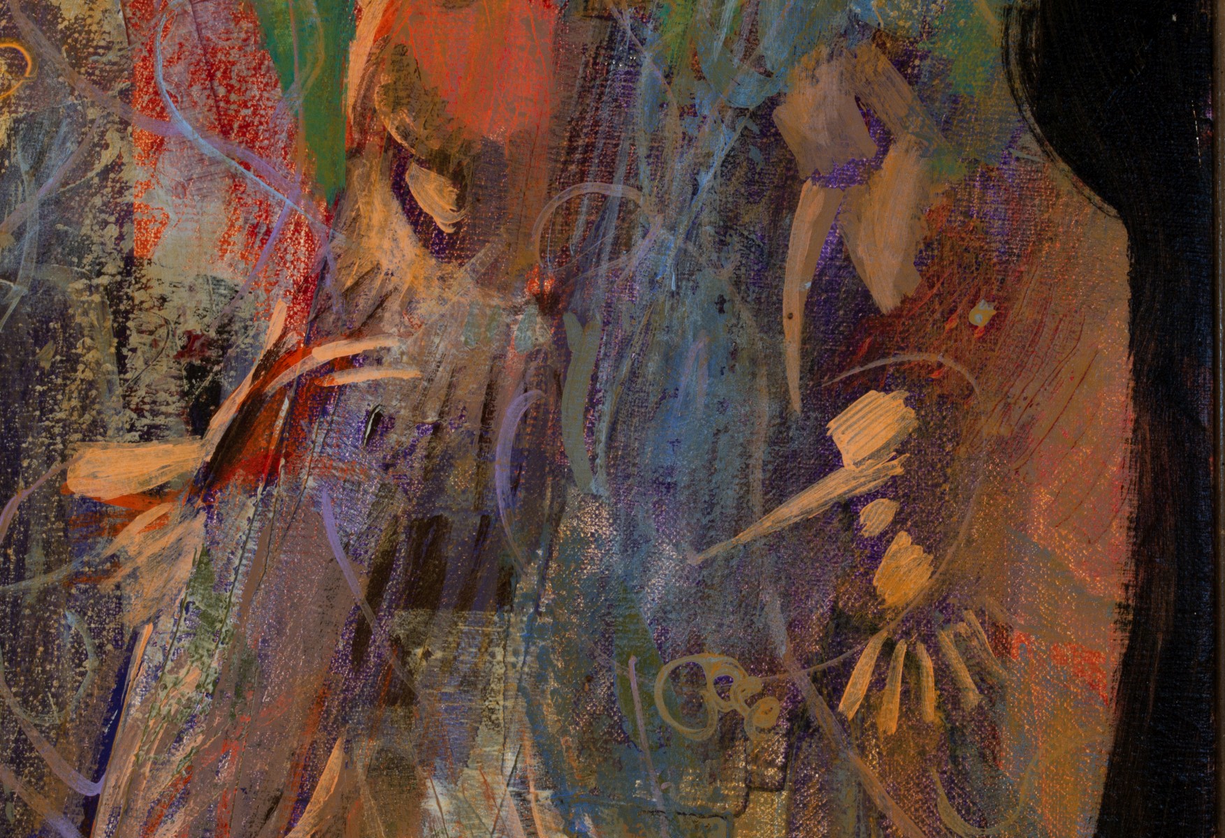 MALKHAZ DEKANOIDZE (BORN 1956) ACRYLIC ON CANVAS