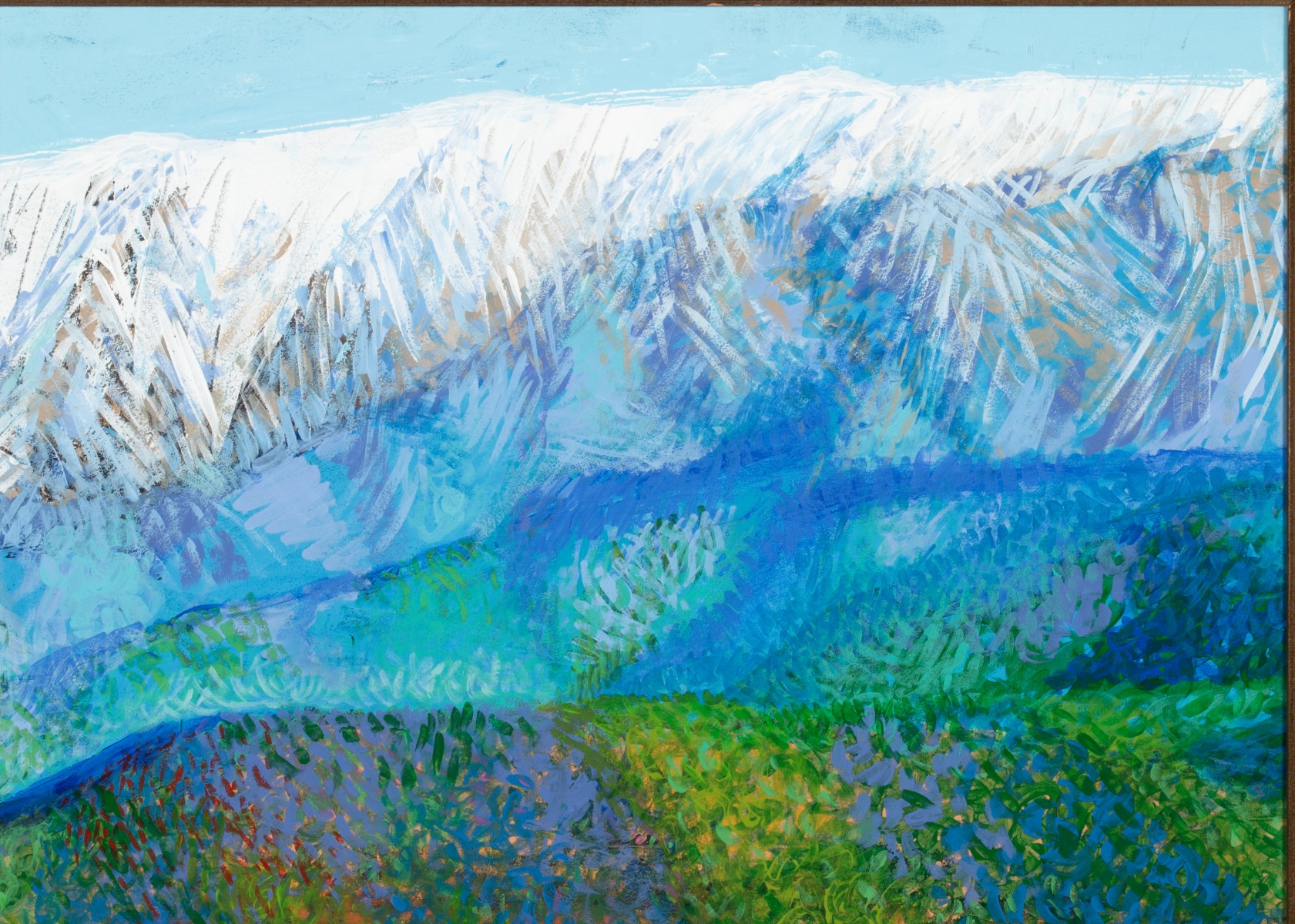 MALKHAZ DEKANOIDZE (BORN 1956) ACRYLIC