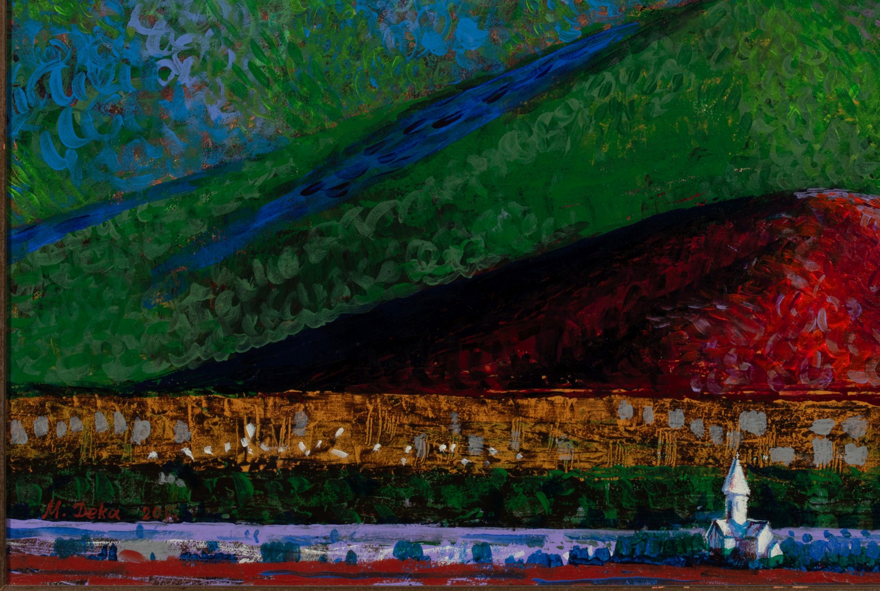 MALKHAZ DEKANOIDZE (BORN 1956) ACRYLIC