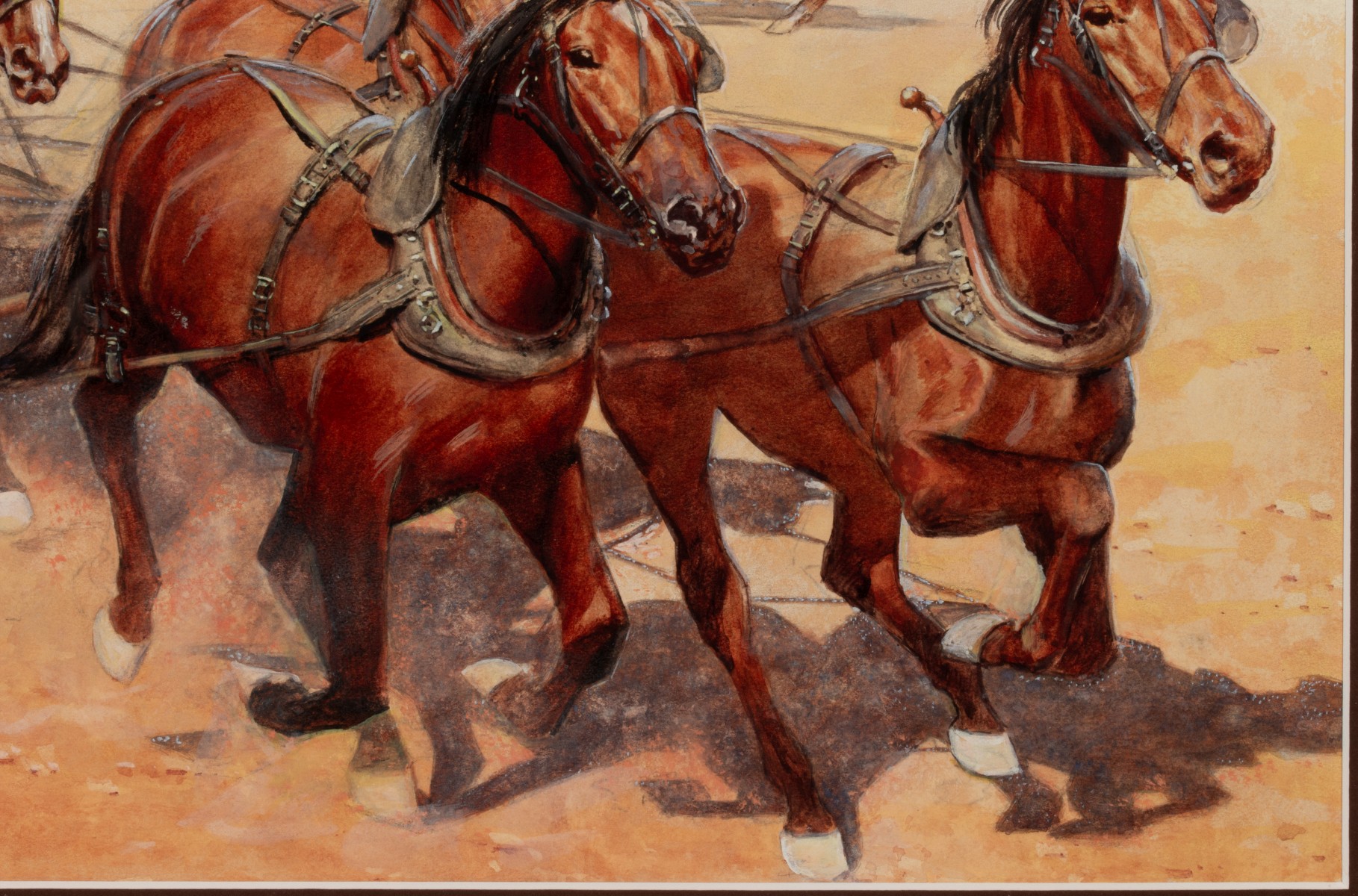 HUGH McBARRON (1902-1992) WATERCOLOR ILLUSTRATION