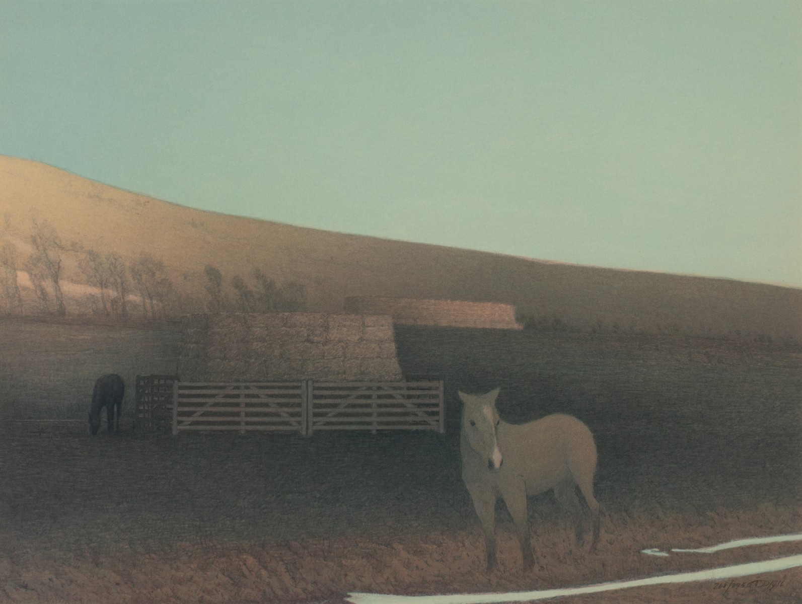RUSSELL CHATHAM (1939-2019) PENCIL SIGNED LITHOGRAPH