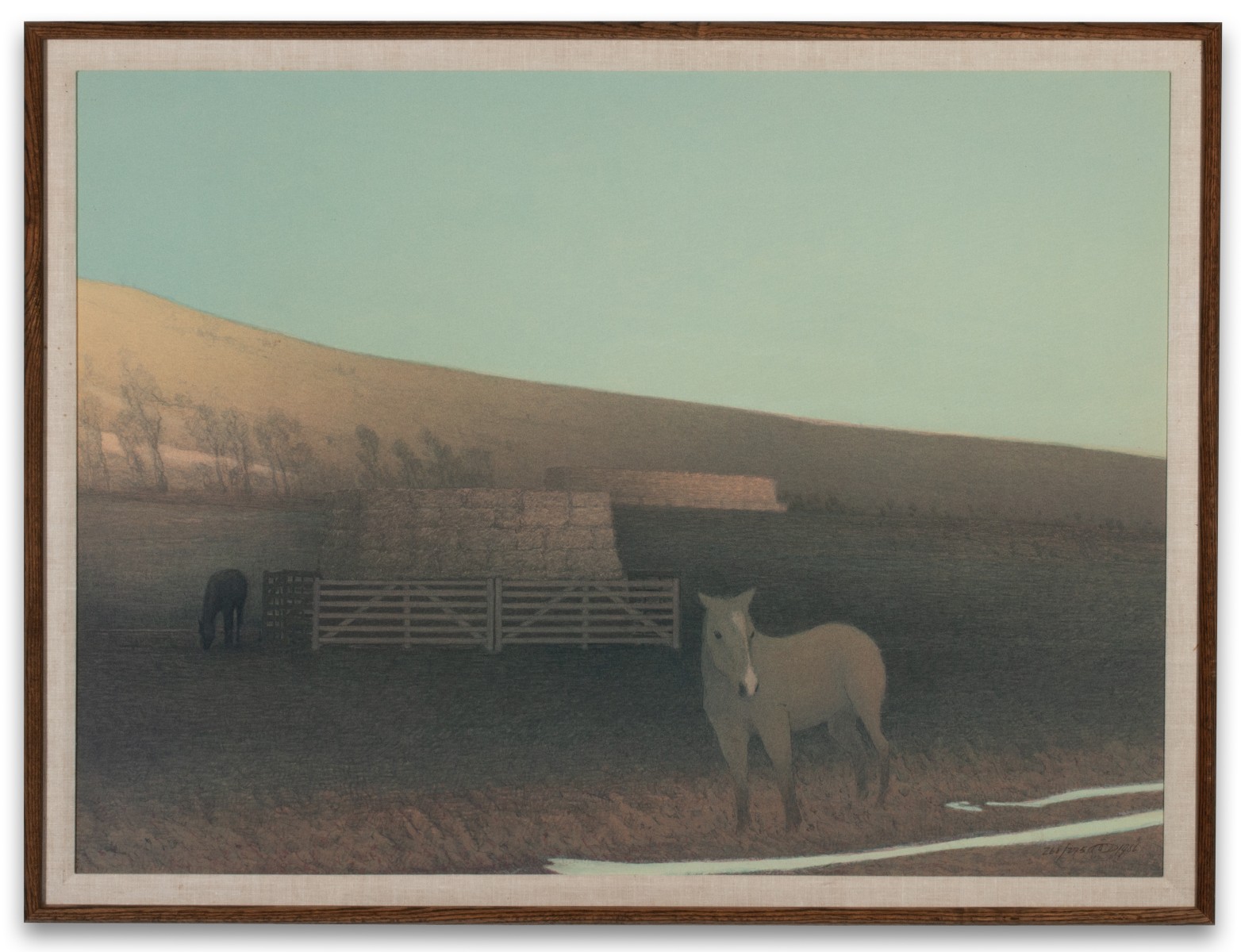 RUSSELL CHATHAM (1939-2019) PENCIL SIGNED LITHOGRAPH