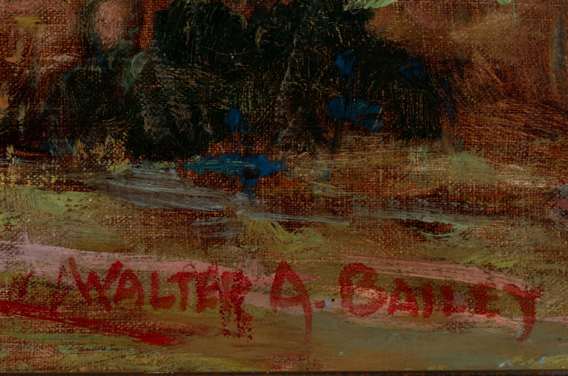 WALTER BAILEY (1894-1989) OIL ON CANVAS