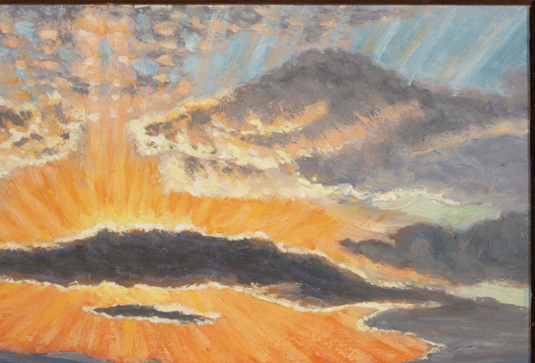 ANTHONY MANZO (B. 1938) OIL ON MASONITE
