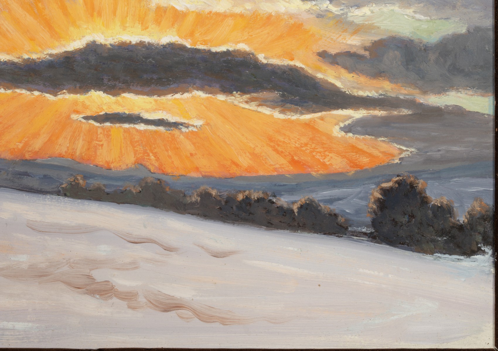 ANTHONY MANZO (B. 1938) OIL ON MASONITE