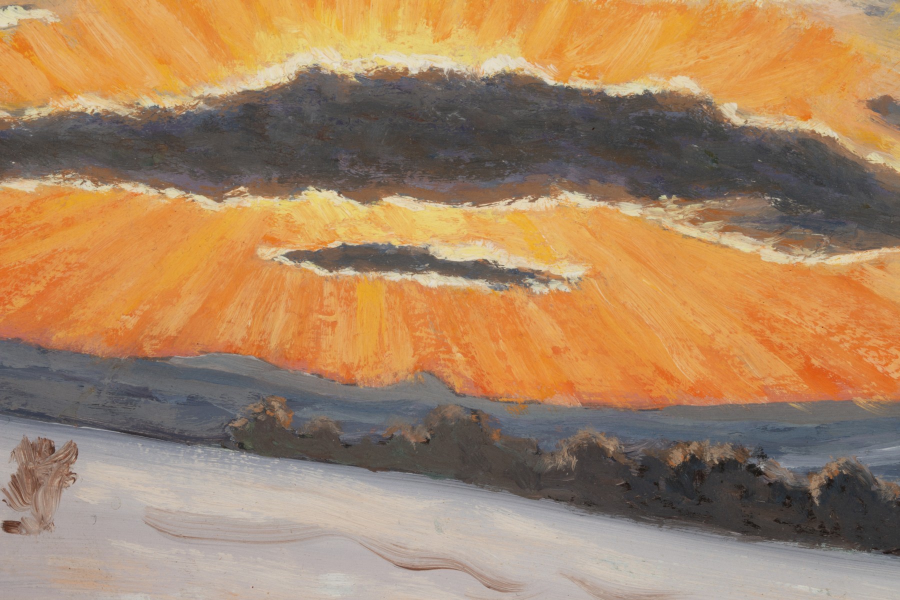 ANTHONY MANZO (B. 1938) OIL ON MASONITE