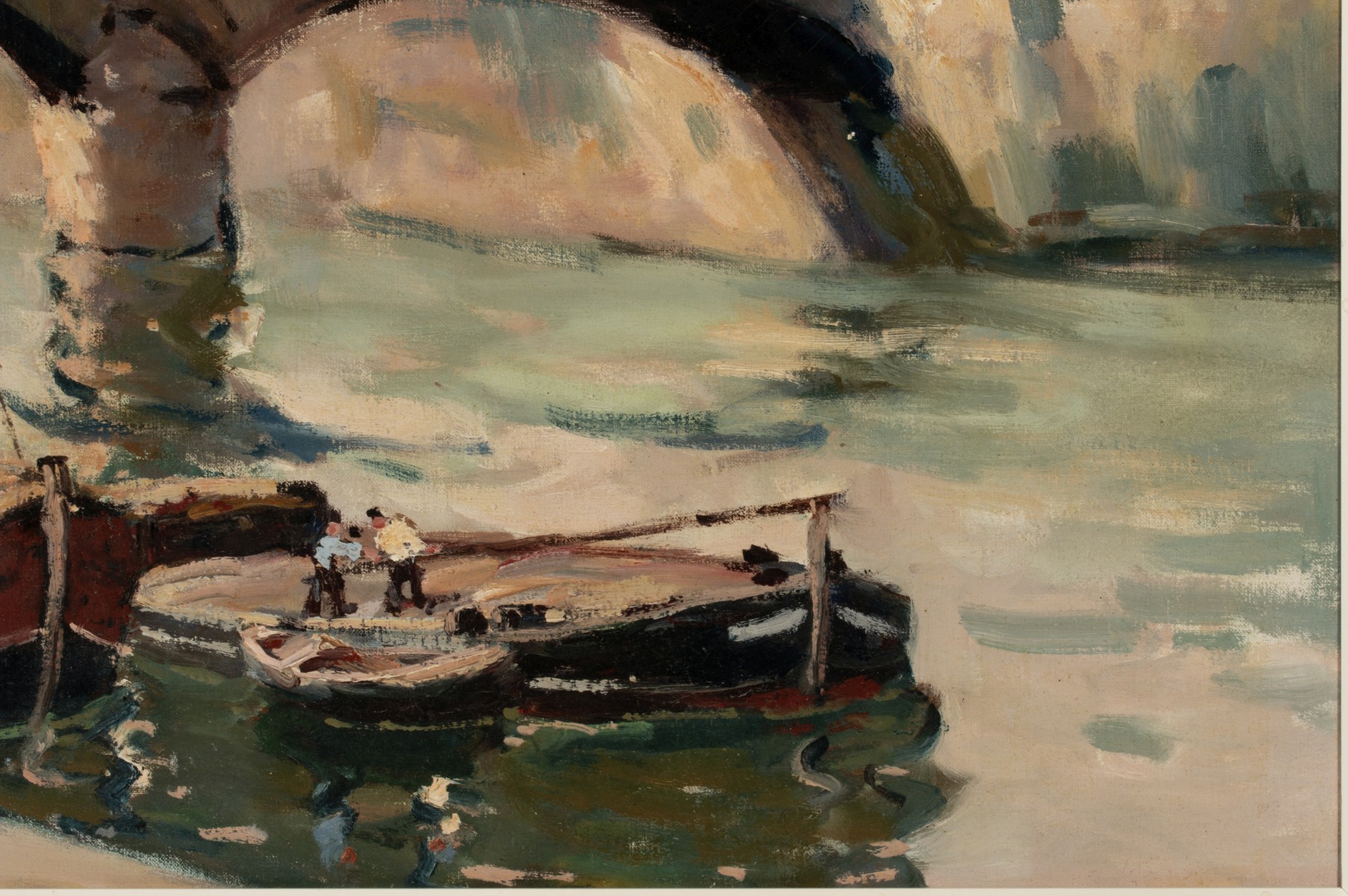 MID 20TH CENTURY FRENCH SCHOOL OIL ON CANVAS