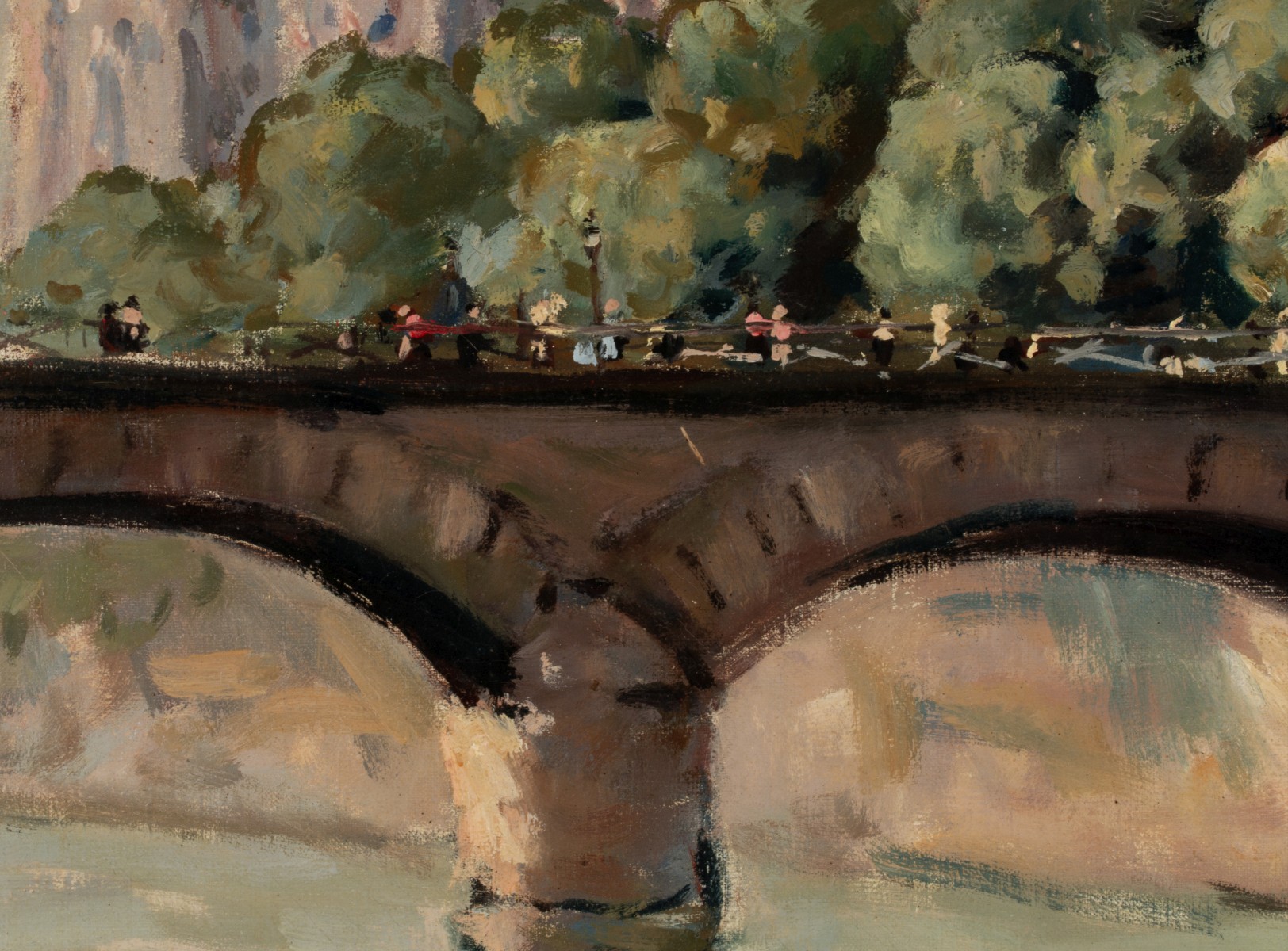 MID 20TH CENTURY FRENCH SCHOOL OIL ON CANVAS