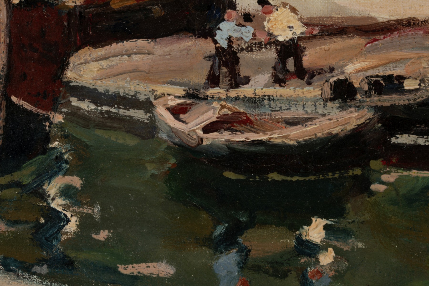 MID 20TH CENTURY FRENCH SCHOOL OIL ON CANVAS