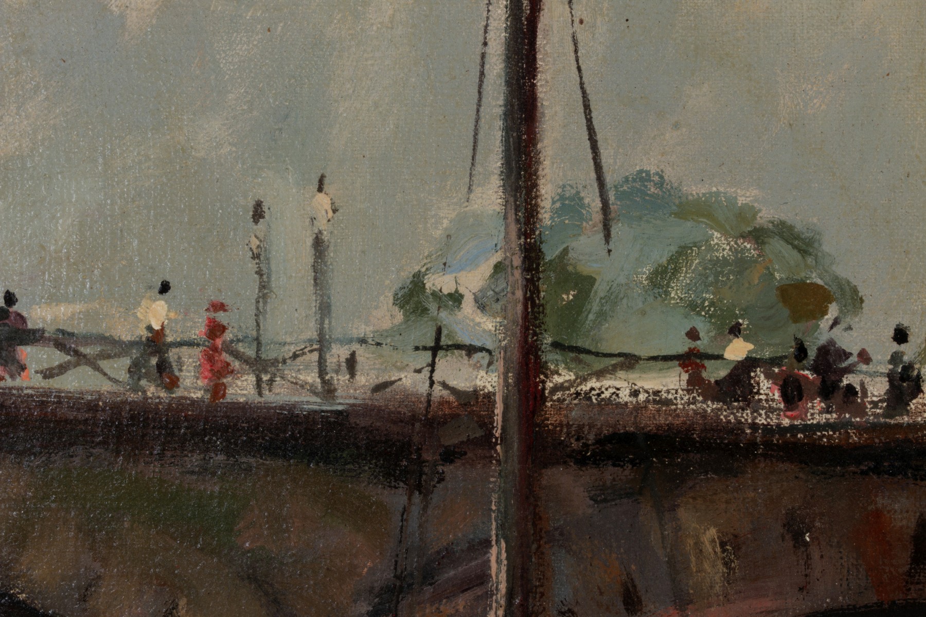MID 20TH CENTURY FRENCH SCHOOL OIL ON CANVAS