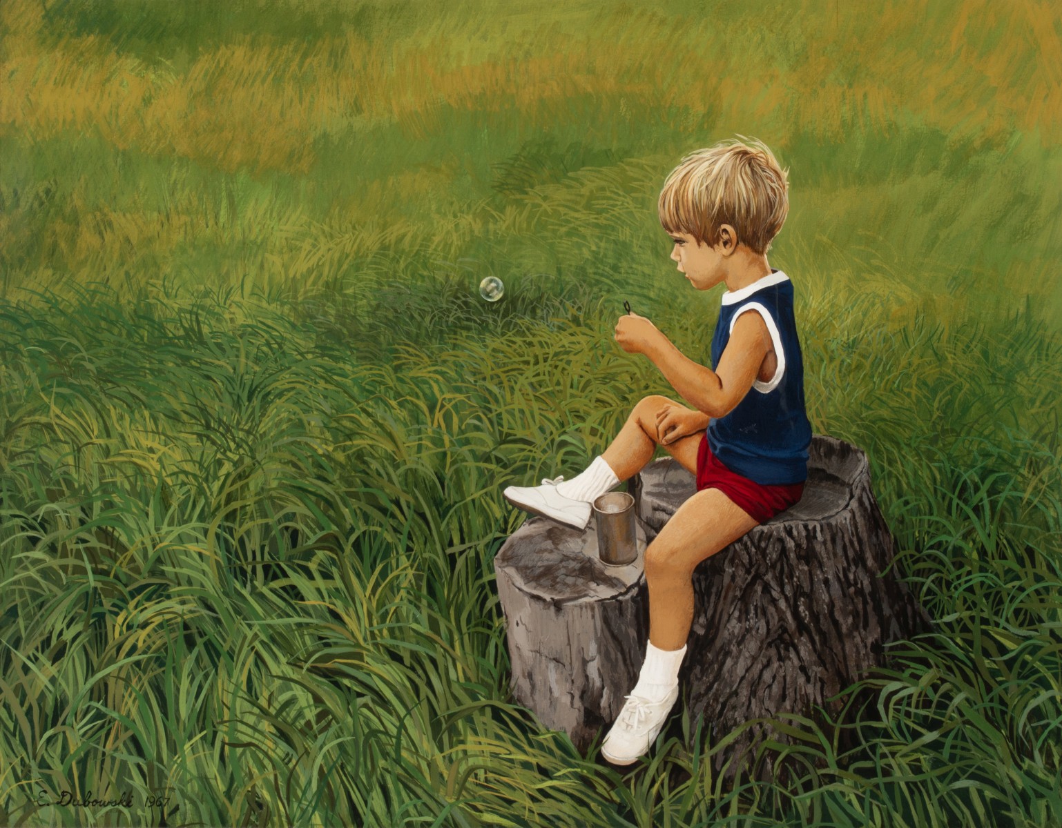 EMILY DUBOWSKI (B. 1939) CASEIN ON ARTIST'S BOARD