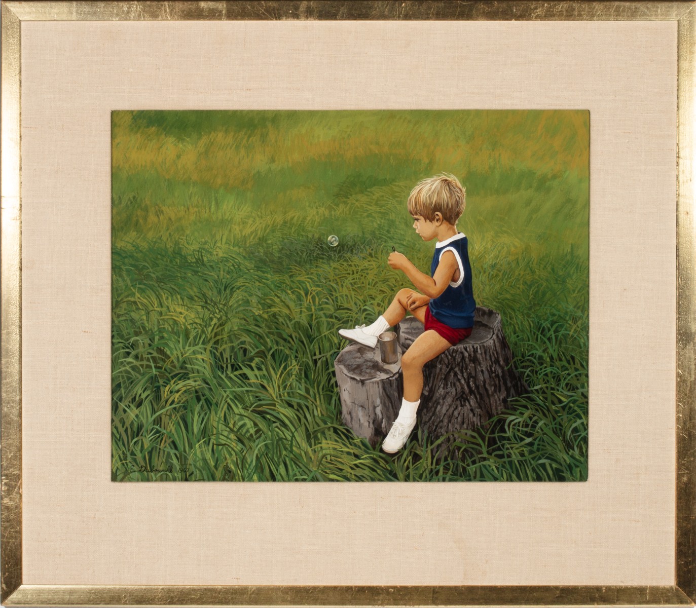 EMILY DUBOWSKI (B. 1939) CASEIN ON ARTIST'S BOARD