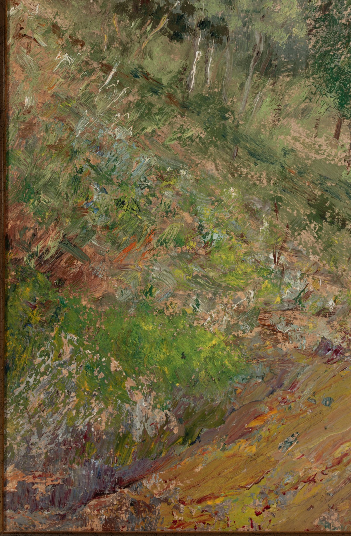 LESTER GILLETTE (1855-1940) OIL ON ARTIST'S BOARD