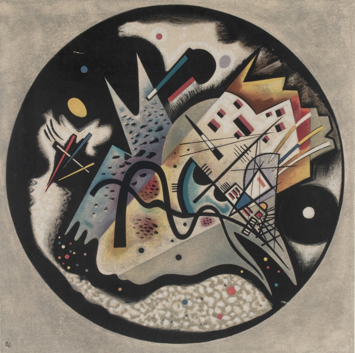 WASSILY KANDINSKY(1866-1944) LIMITED LITHOGRAPH C. 1960