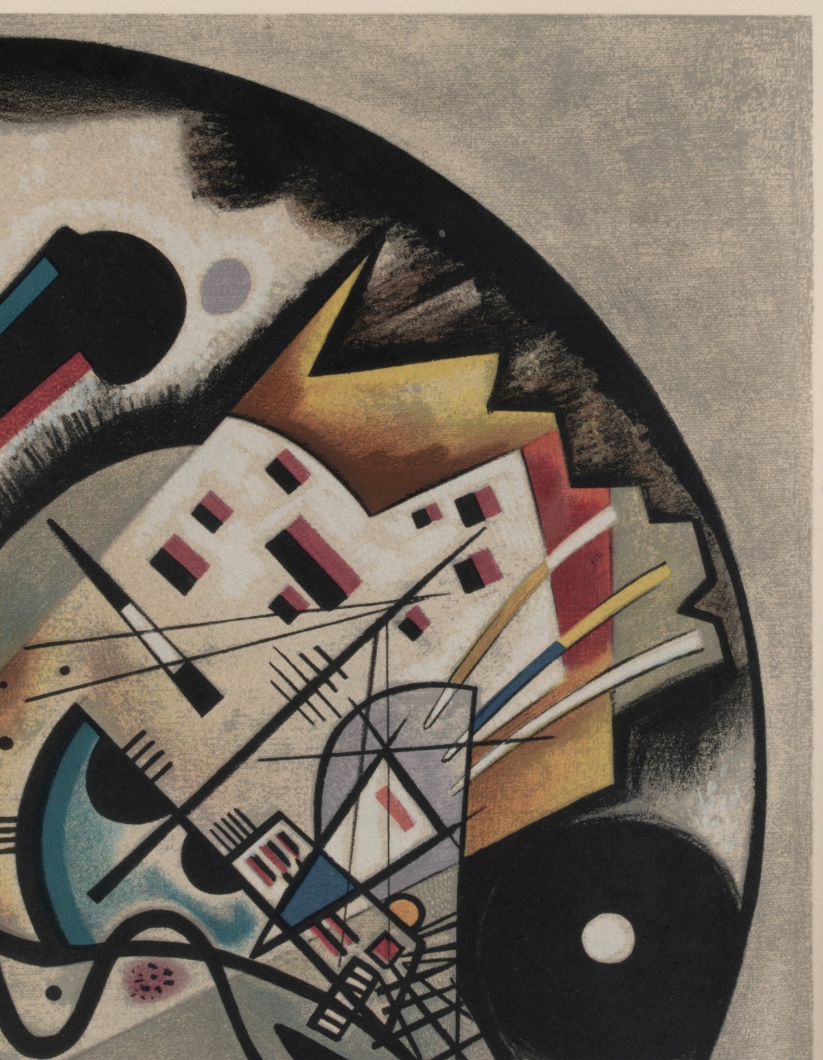 WASSILY KANDINSKY(1866-1944) LIMITED LITHOGRAPH C. 1960