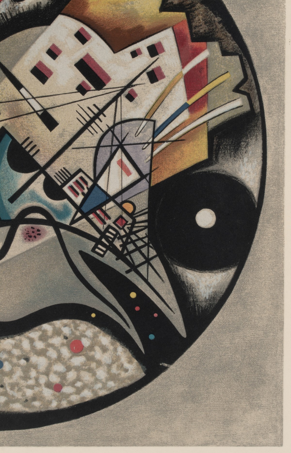 WASSILY KANDINSKY(1866-1944) LIMITED LITHOGRAPH C. 1960