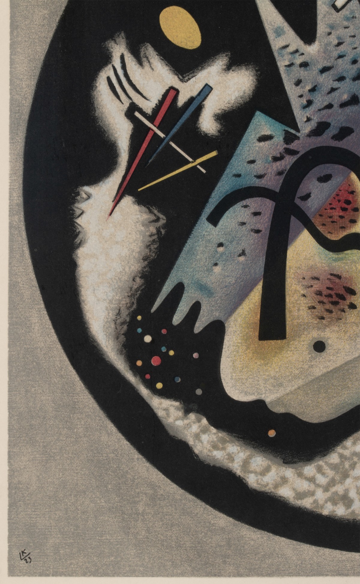 WASSILY KANDINSKY(1866-1944) LIMITED LITHOGRAPH C. 1960