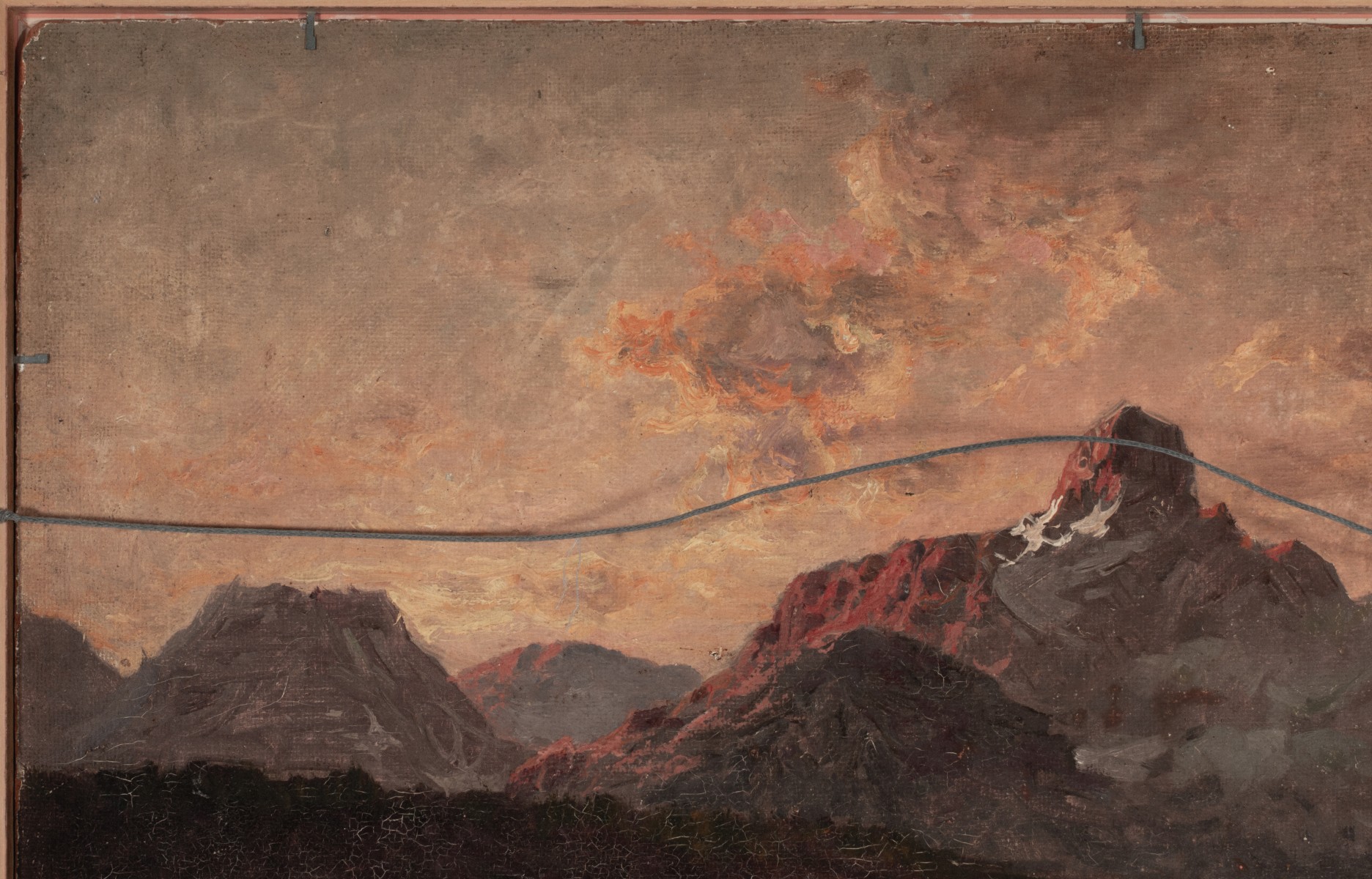 LEBRUN JENKINS (1876-1952) TWO SIDED-OIL ON BOARD