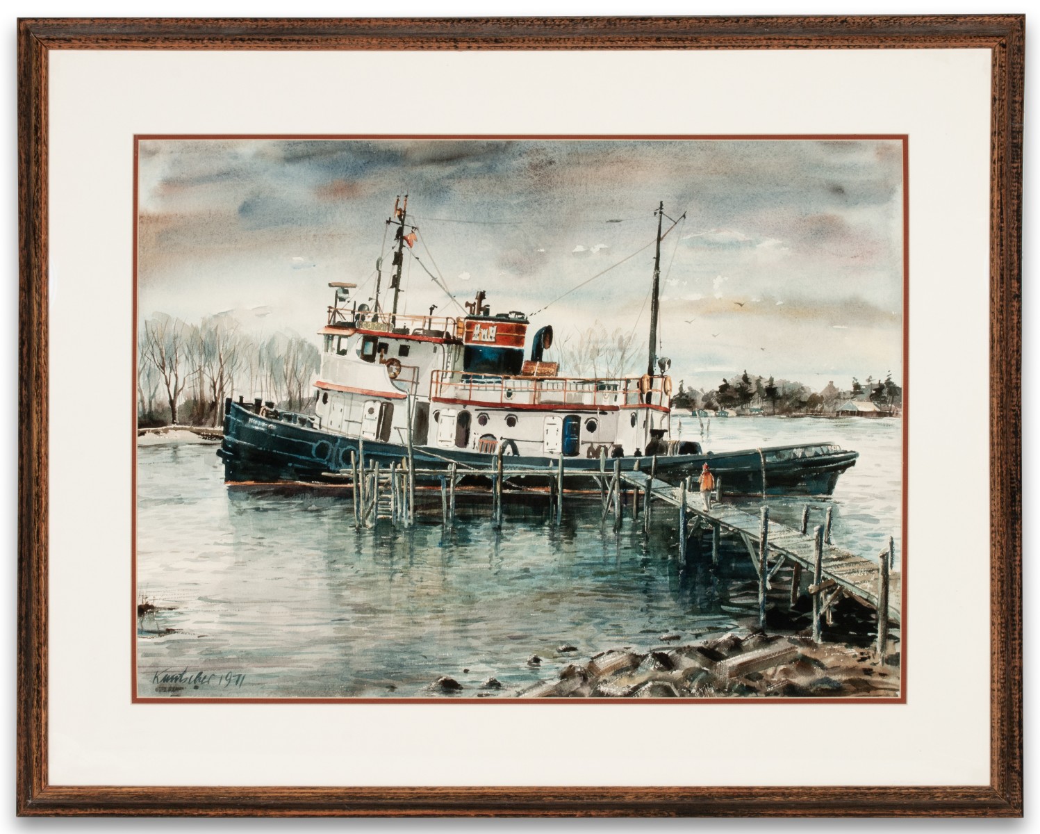 KLAUS KUNTSCHER (B. 1939) WATERCOLOR