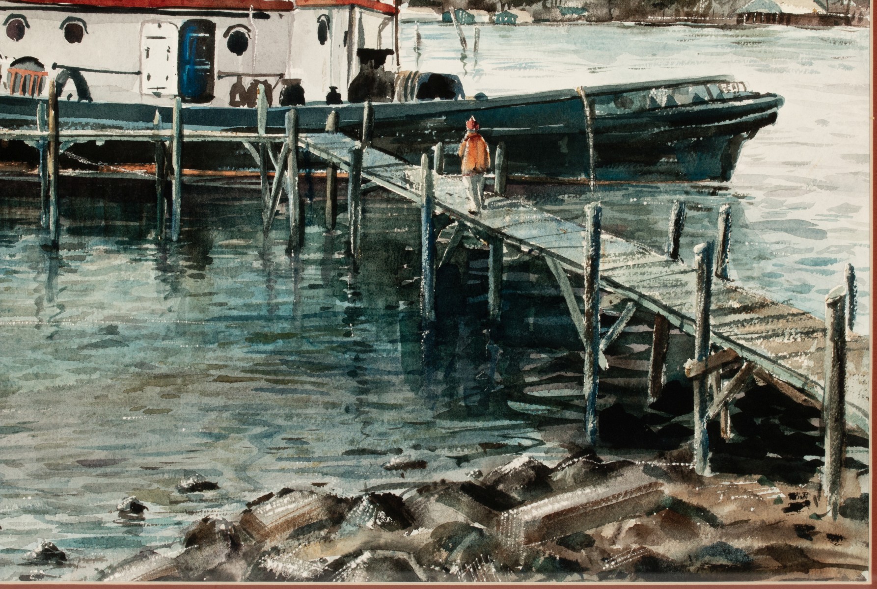 KLAUS KUNTSCHER (B. 1939) WATERCOLOR