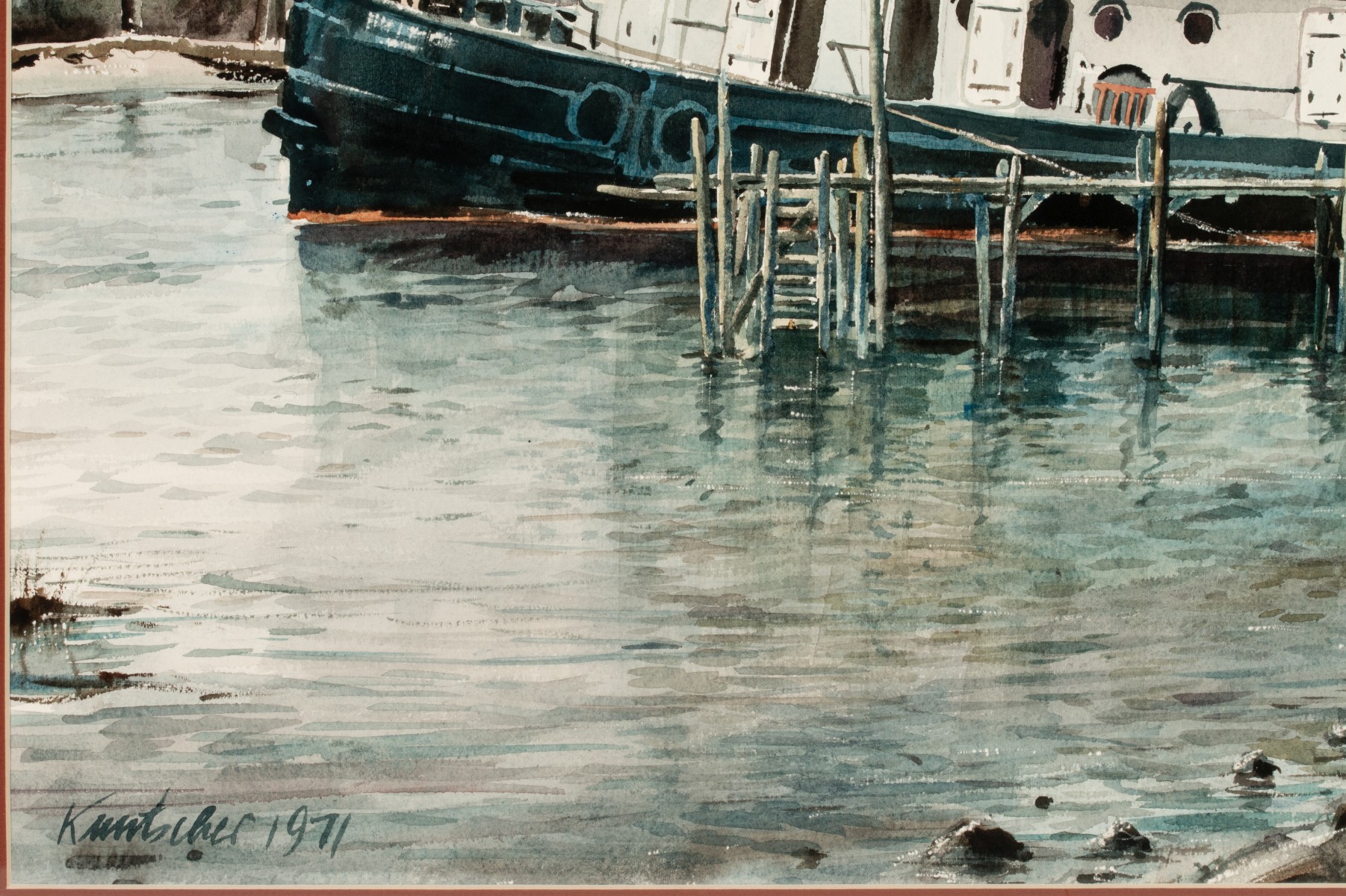 KLAUS KUNTSCHER (B. 1939) WATERCOLOR
