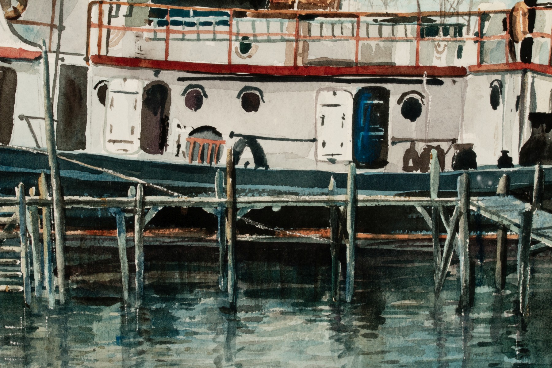 KLAUS KUNTSCHER (B. 1939) WATERCOLOR