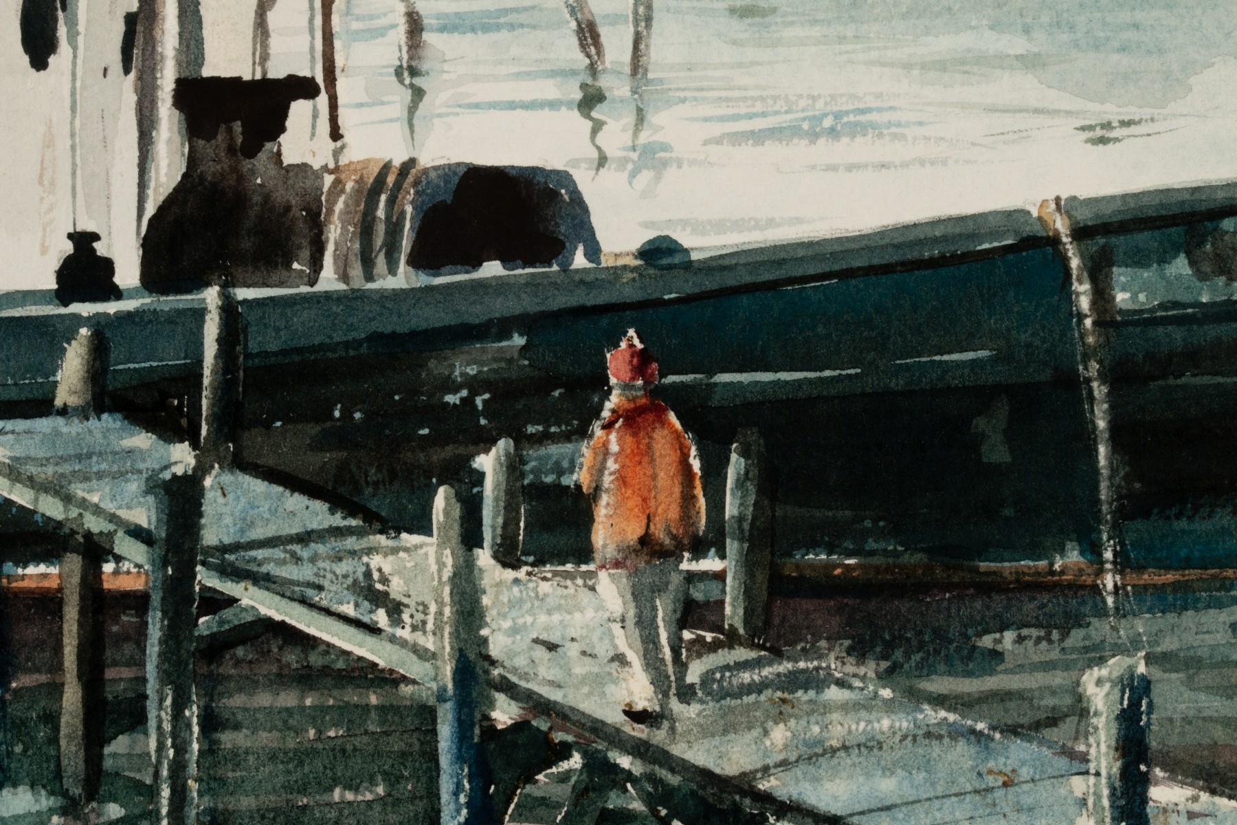 KLAUS KUNTSCHER (B. 1939) WATERCOLOR