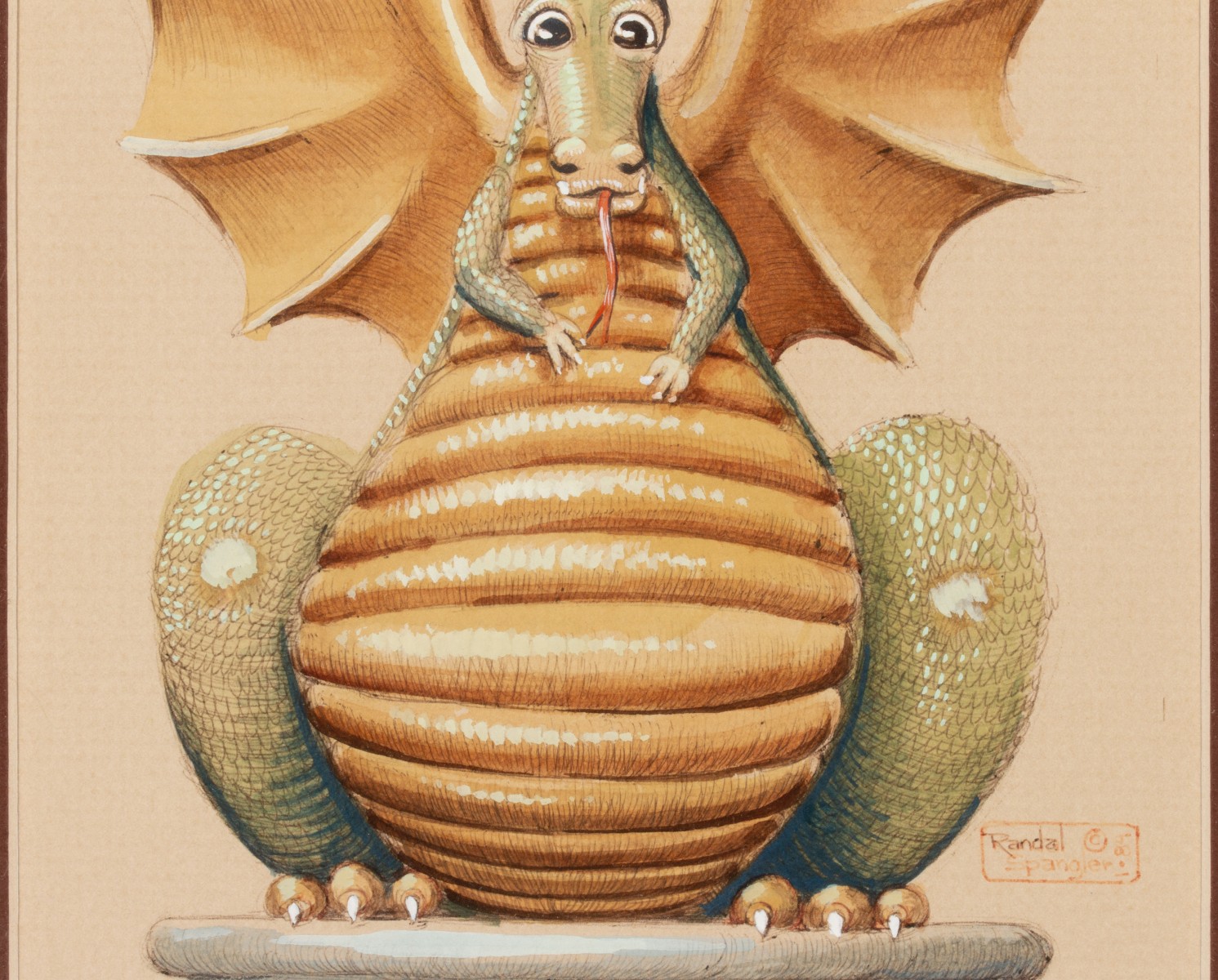 RANDAL SPANGLER (B. 1952) WATERCOLOR