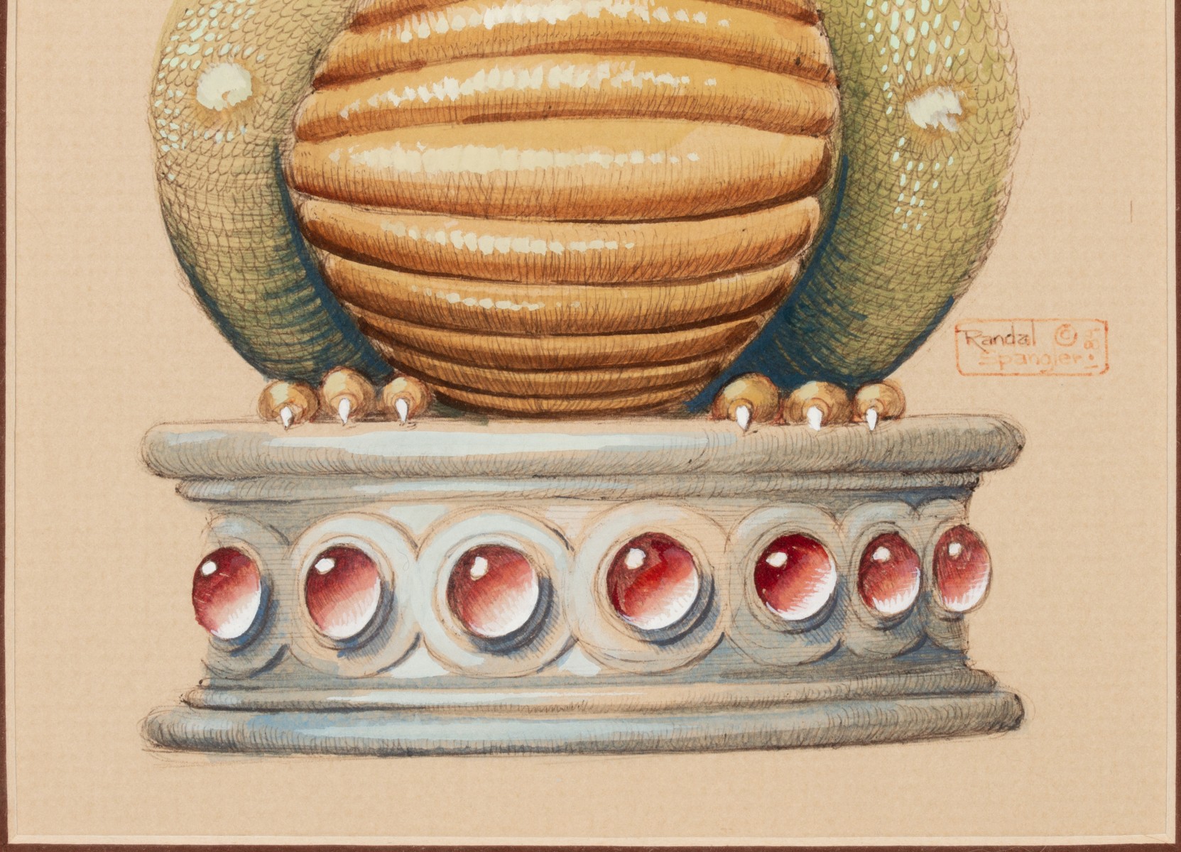 RANDAL SPANGLER (B. 1952) WATERCOLOR