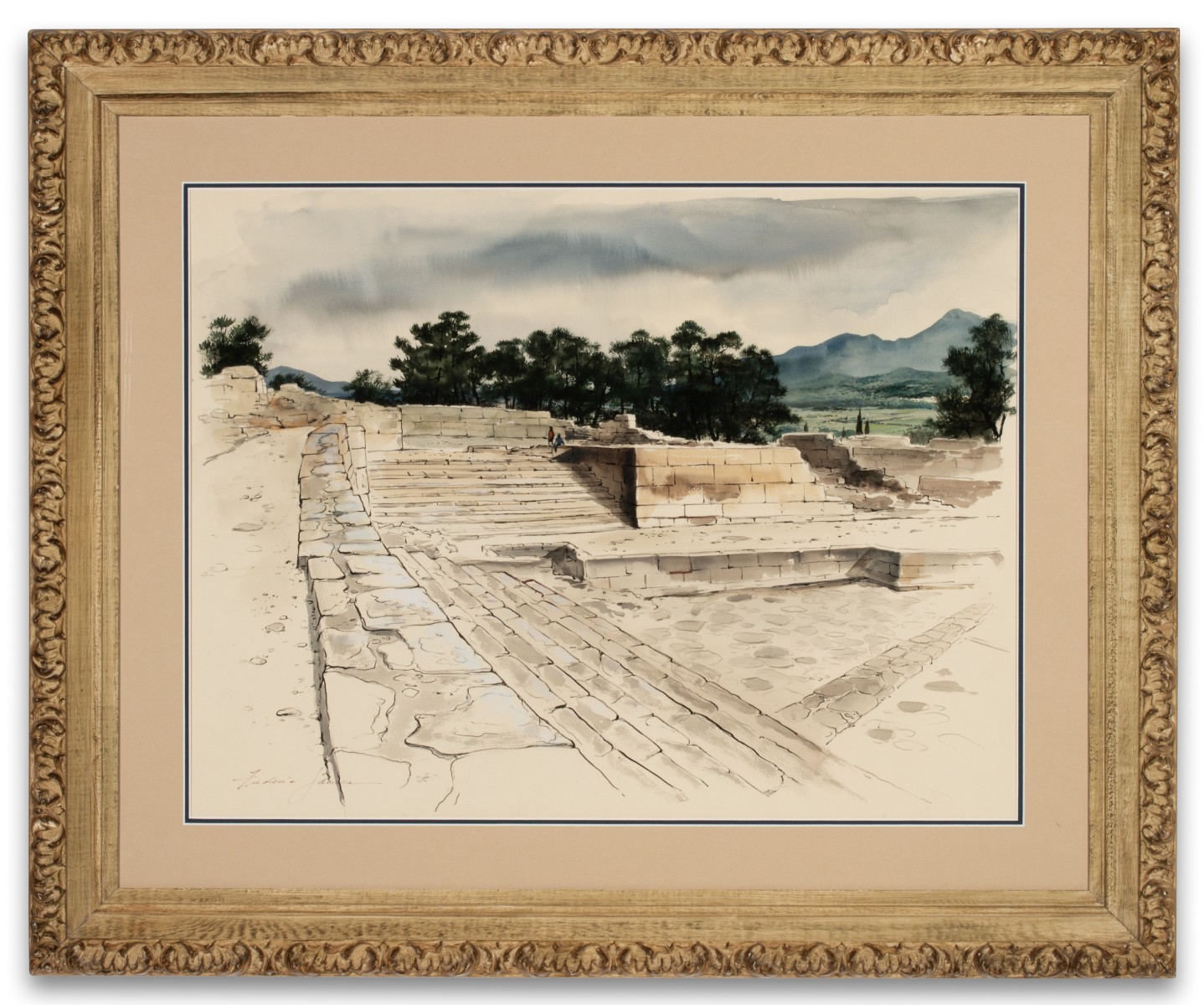 FREDERIC JAMES (1915-1985) WATERCOLOR
