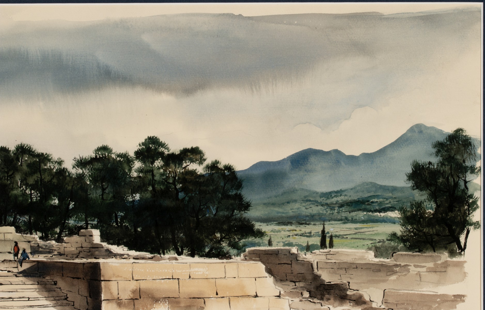 FREDERIC JAMES (1915-1985) WATERCOLOR