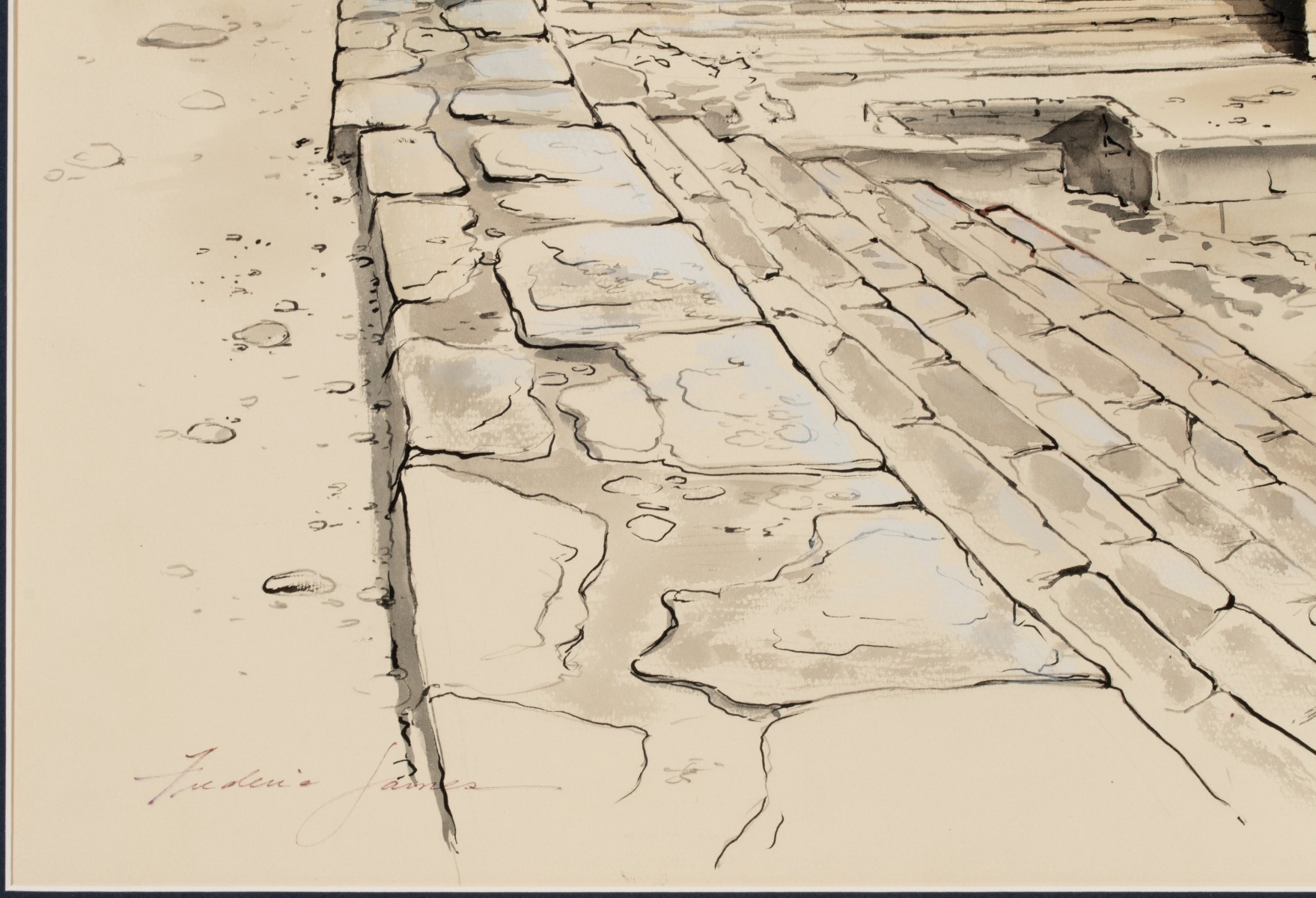 FREDERIC JAMES (1915-1985) WATERCOLOR