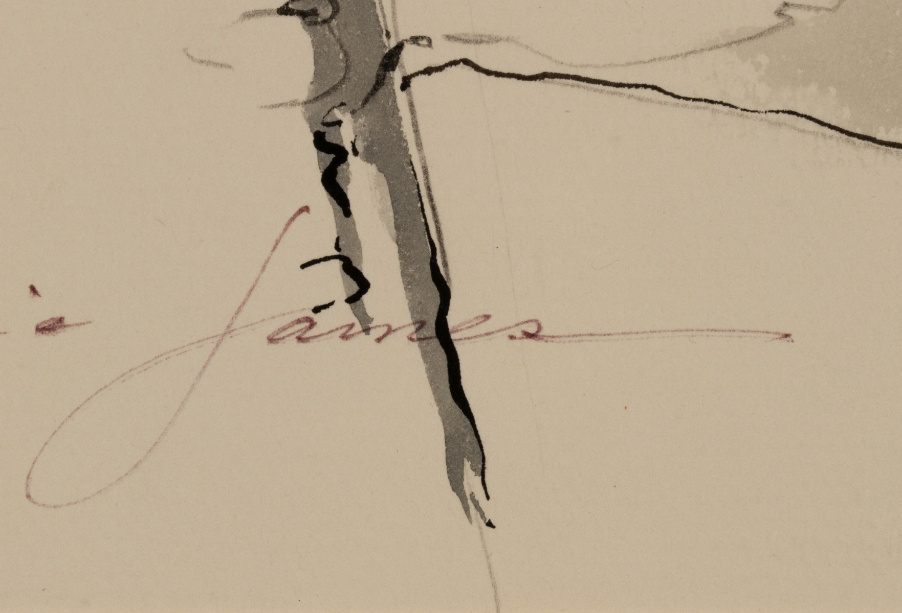 FREDERIC JAMES (1915-1985) WATERCOLOR
