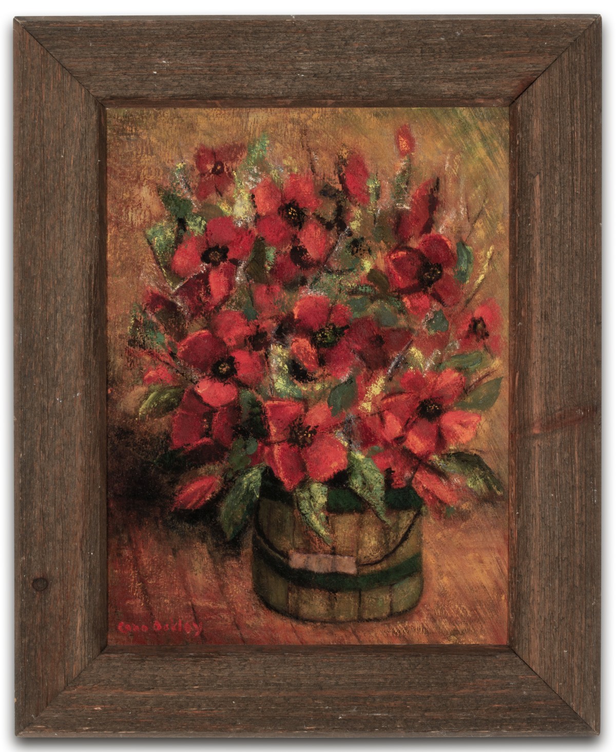 CANO OAKLEY (1897-1990) OIL ON ARTIST'S BOARD