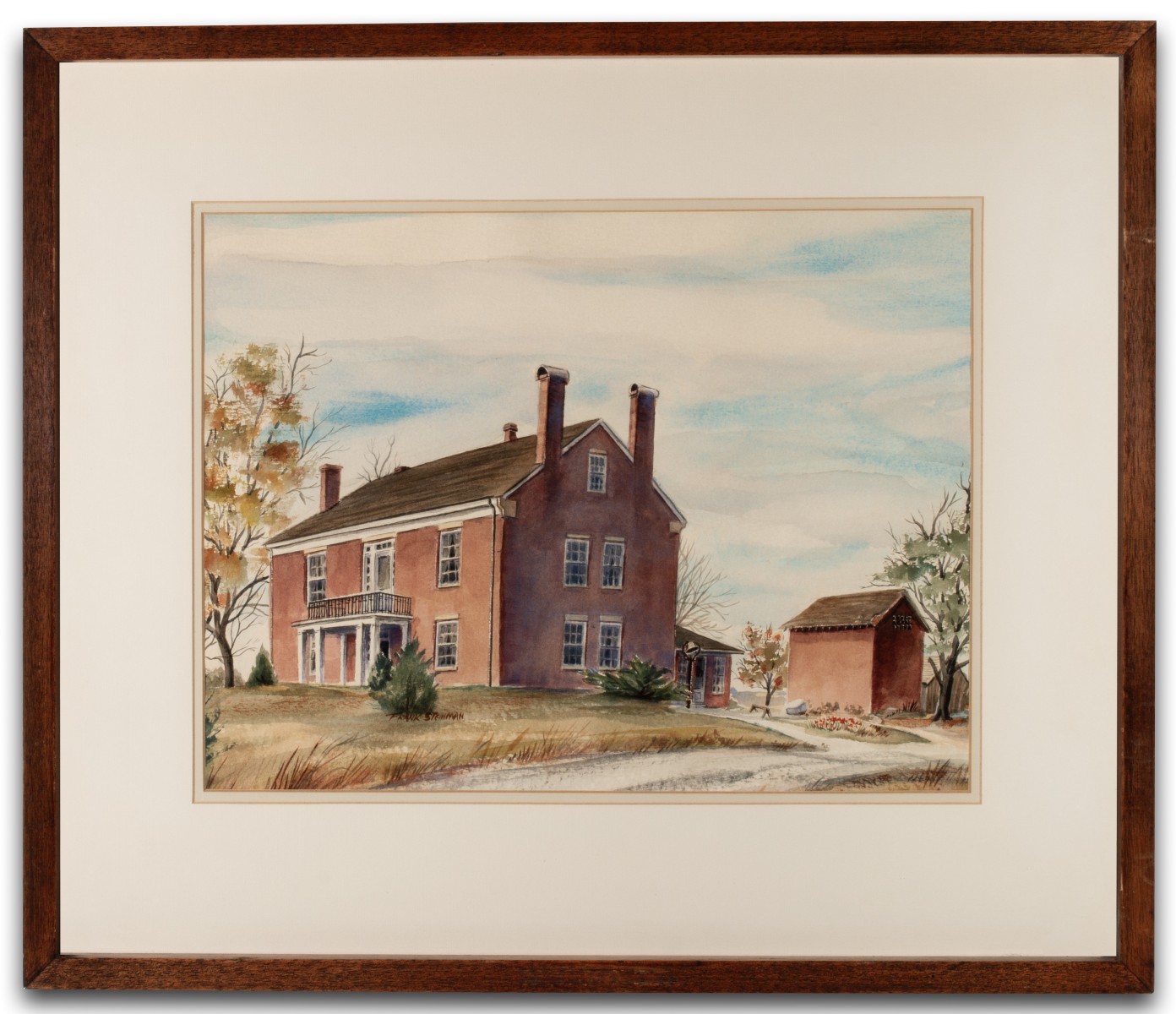 FRANK STEINMAN (MISSOURI 1914-1986) WATERCOLOR