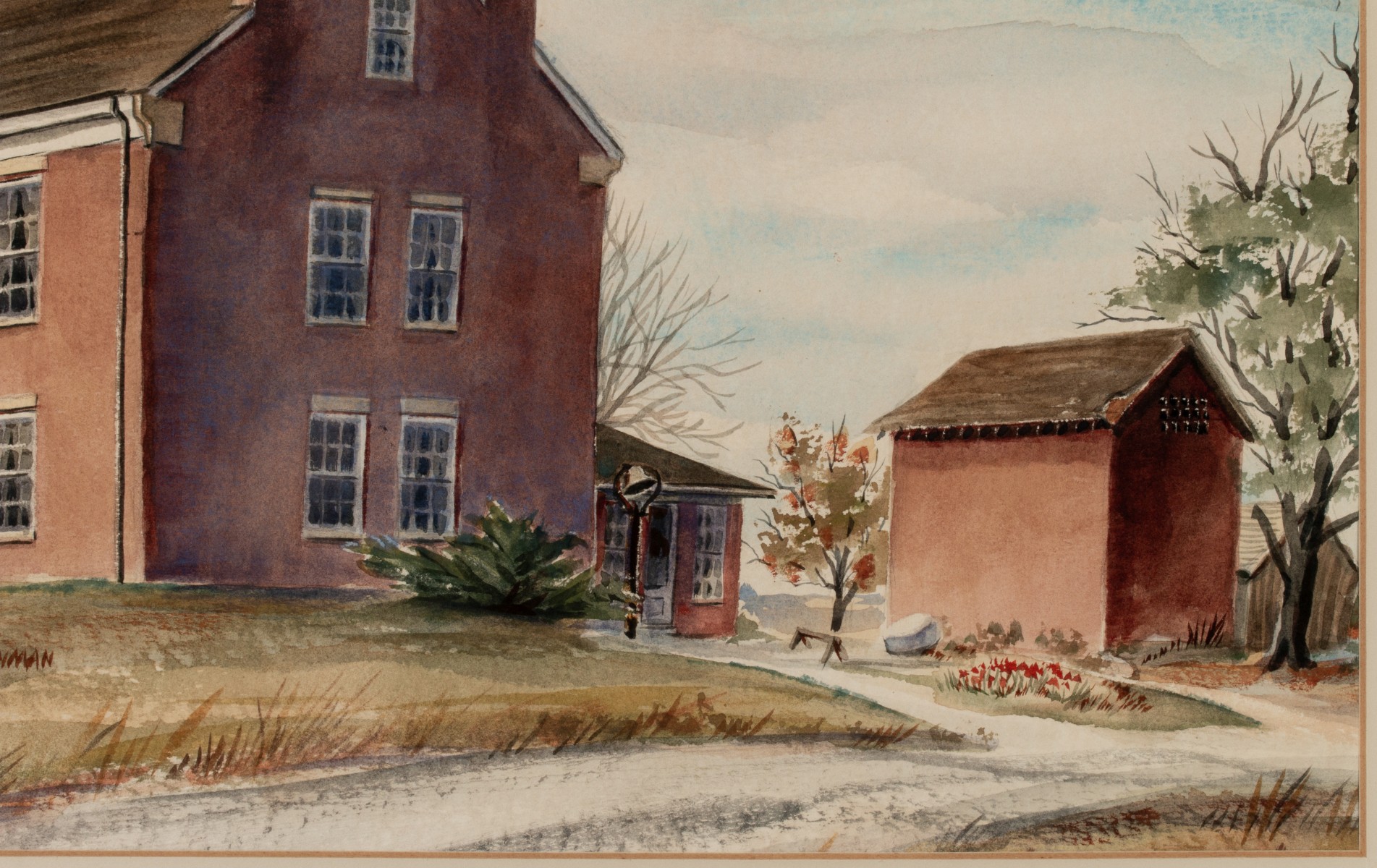 FRANK STEINMAN (MISSOURI 1914-1986) WATERCOLOR