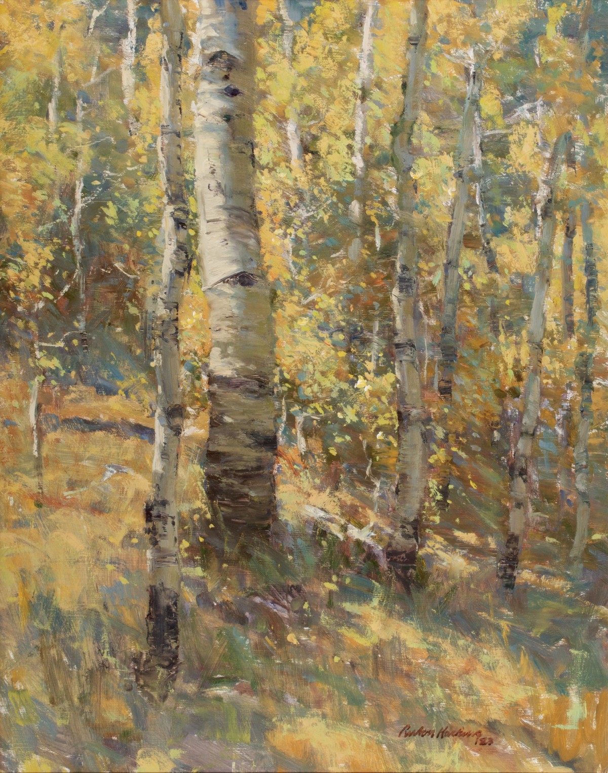 RULON HACKING (Born 1950) TAOS LANDSCAPE