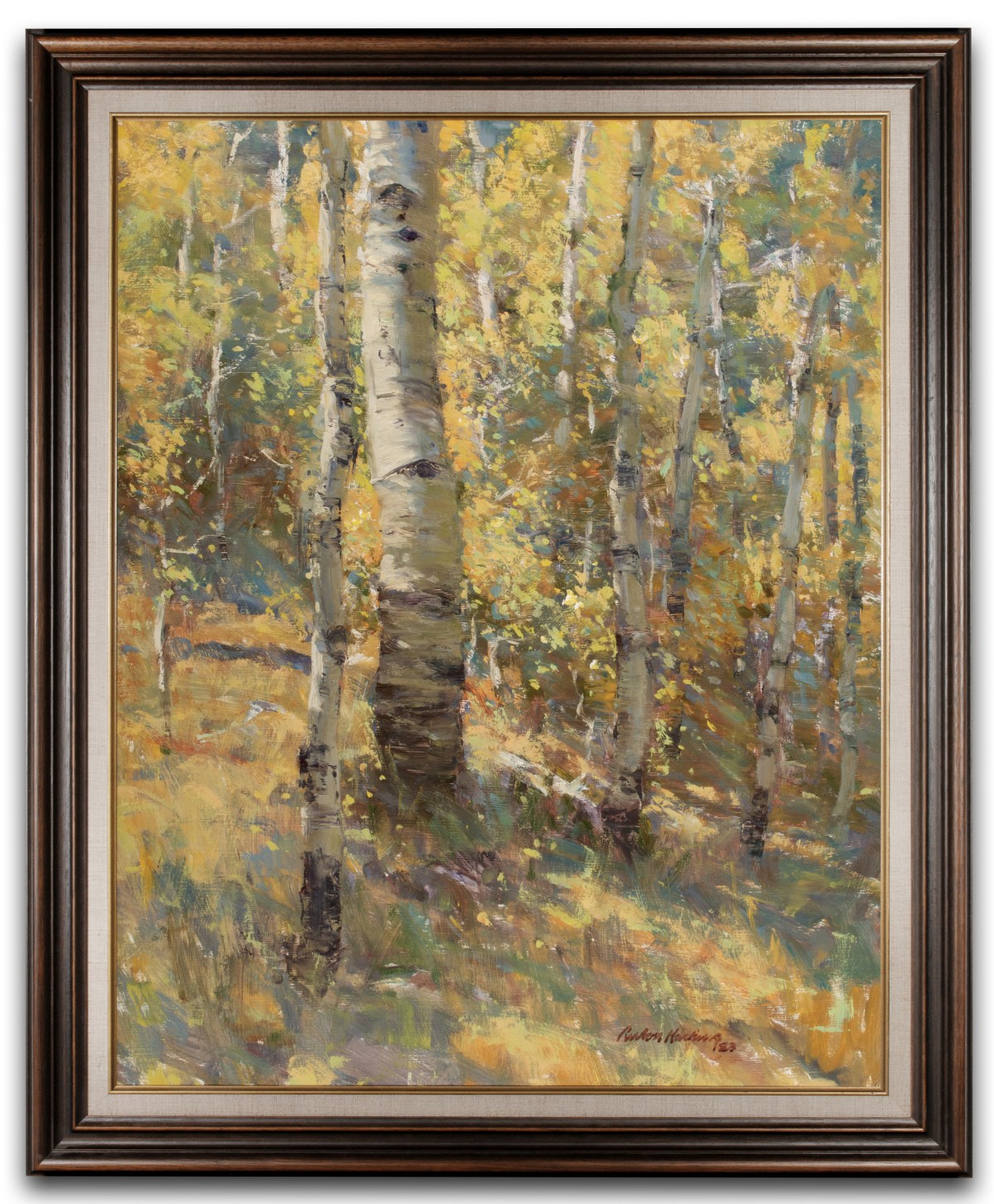 RULON HACKING (Born 1950) TAOS LANDSCAPE