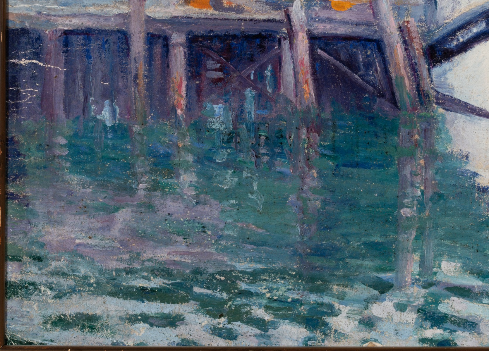 LESTER GILLETTE (1855-1940) OIL ON PANEL