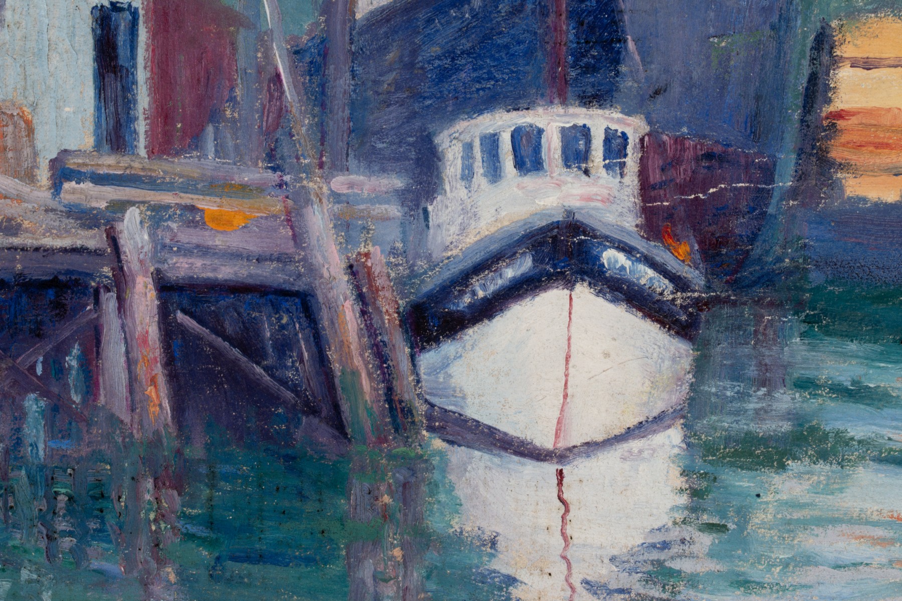 LESTER GILLETTE (1855-1940) OIL ON PANEL