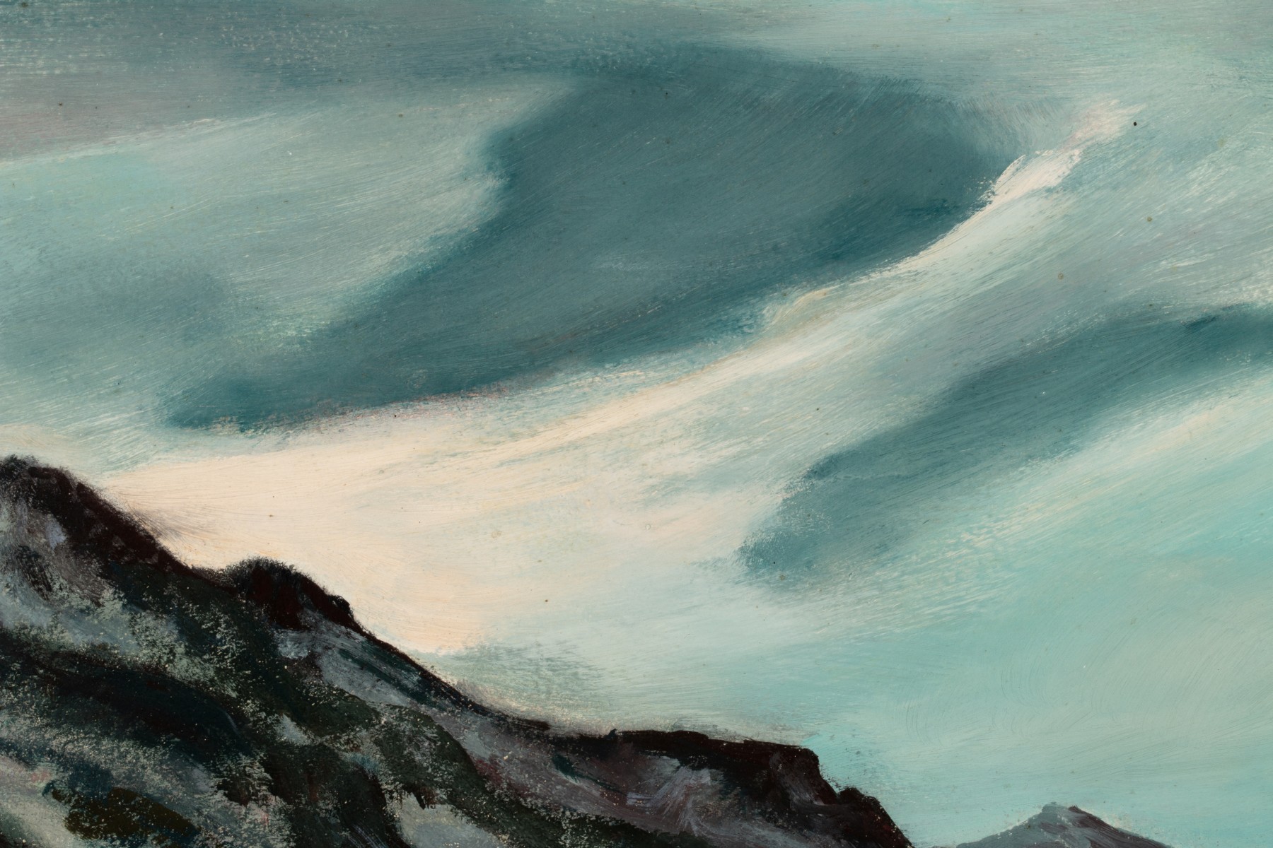 SIDNEY LARSON (1923-2009) OIL ON MASONITE