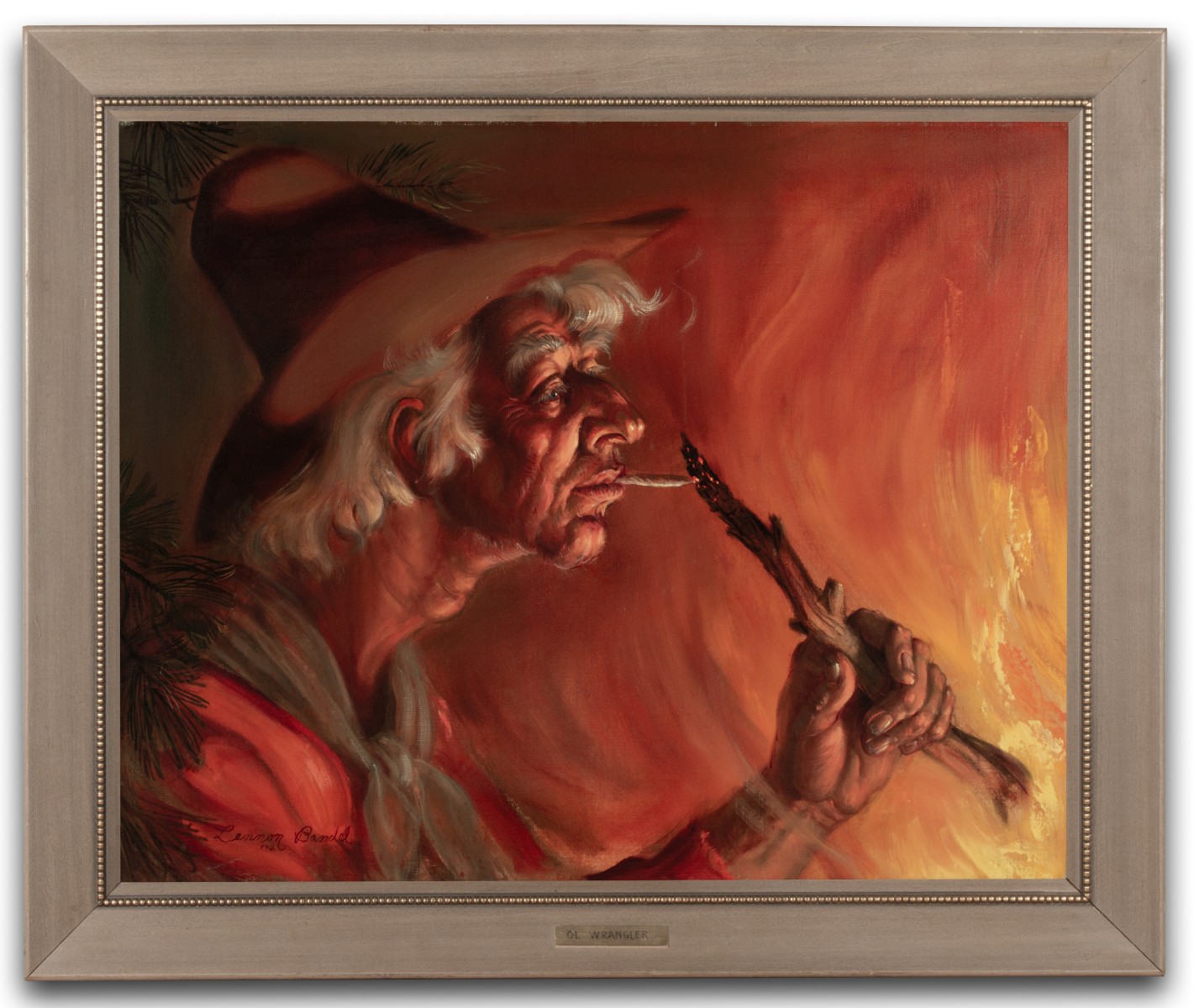 LENNON BANDEL (1906-2004) OIL ON CANVAS BOARD