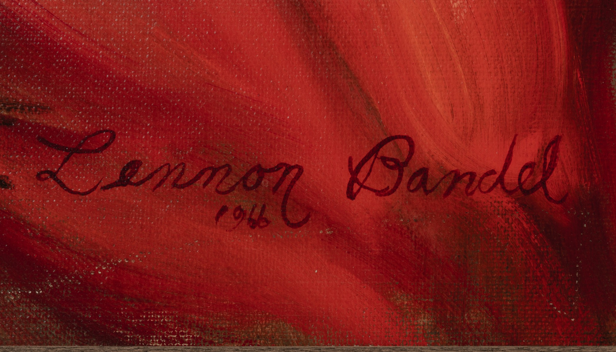 LENNON BANDEL (1906-2004) OIL ON CANVAS BOARD