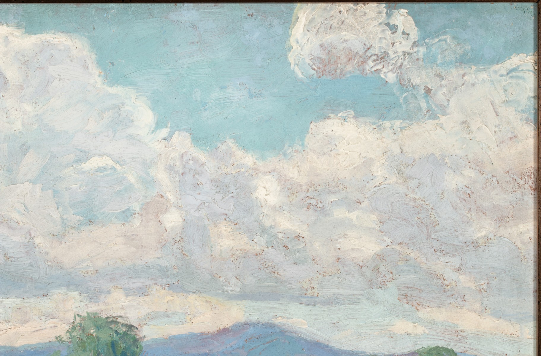 LESTER GILLETTE (1855-1940) OIL ON ARTIST'S BOARD