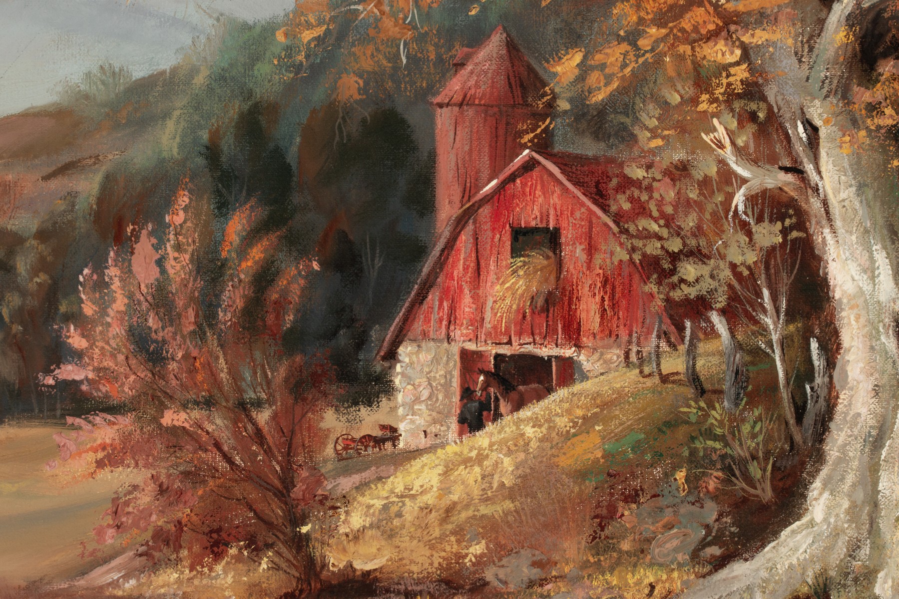 LENNON BANDEL (KANSAS CITY 1906-2004) 1961 OIL ON BOARD