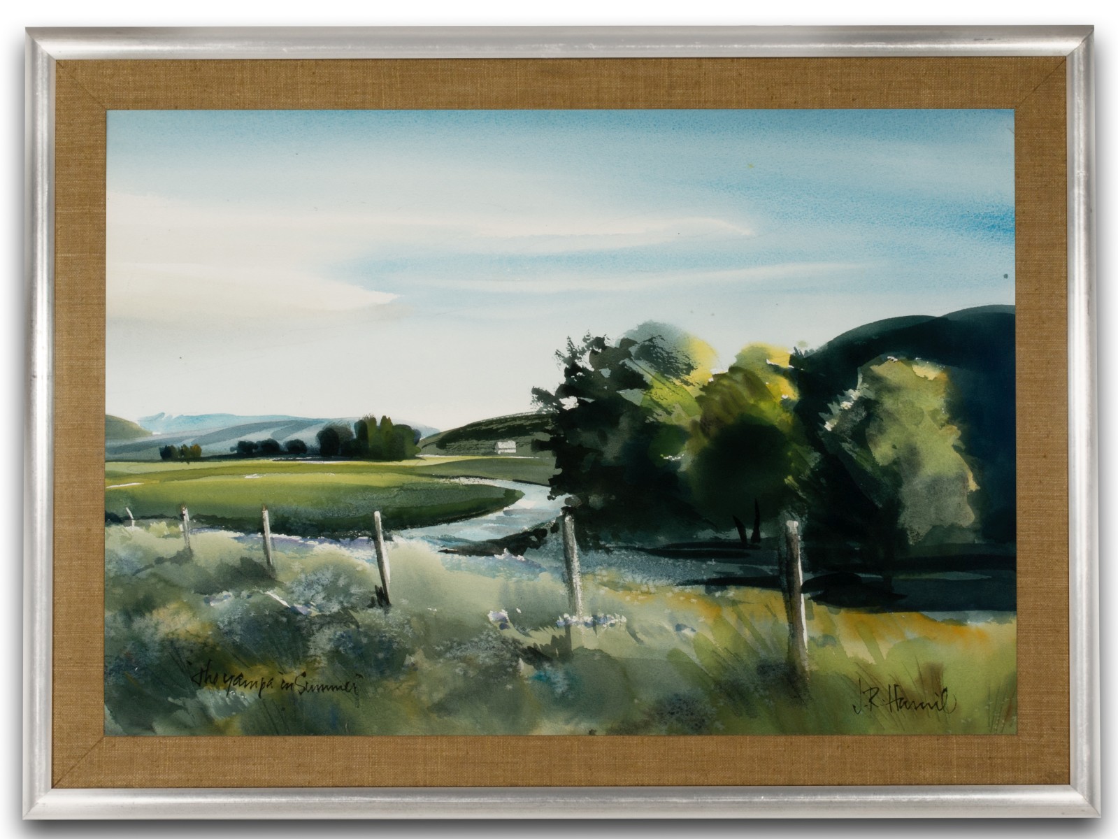 JAMES R. HAMIL (1937-2022) WATERCOLORS (2)