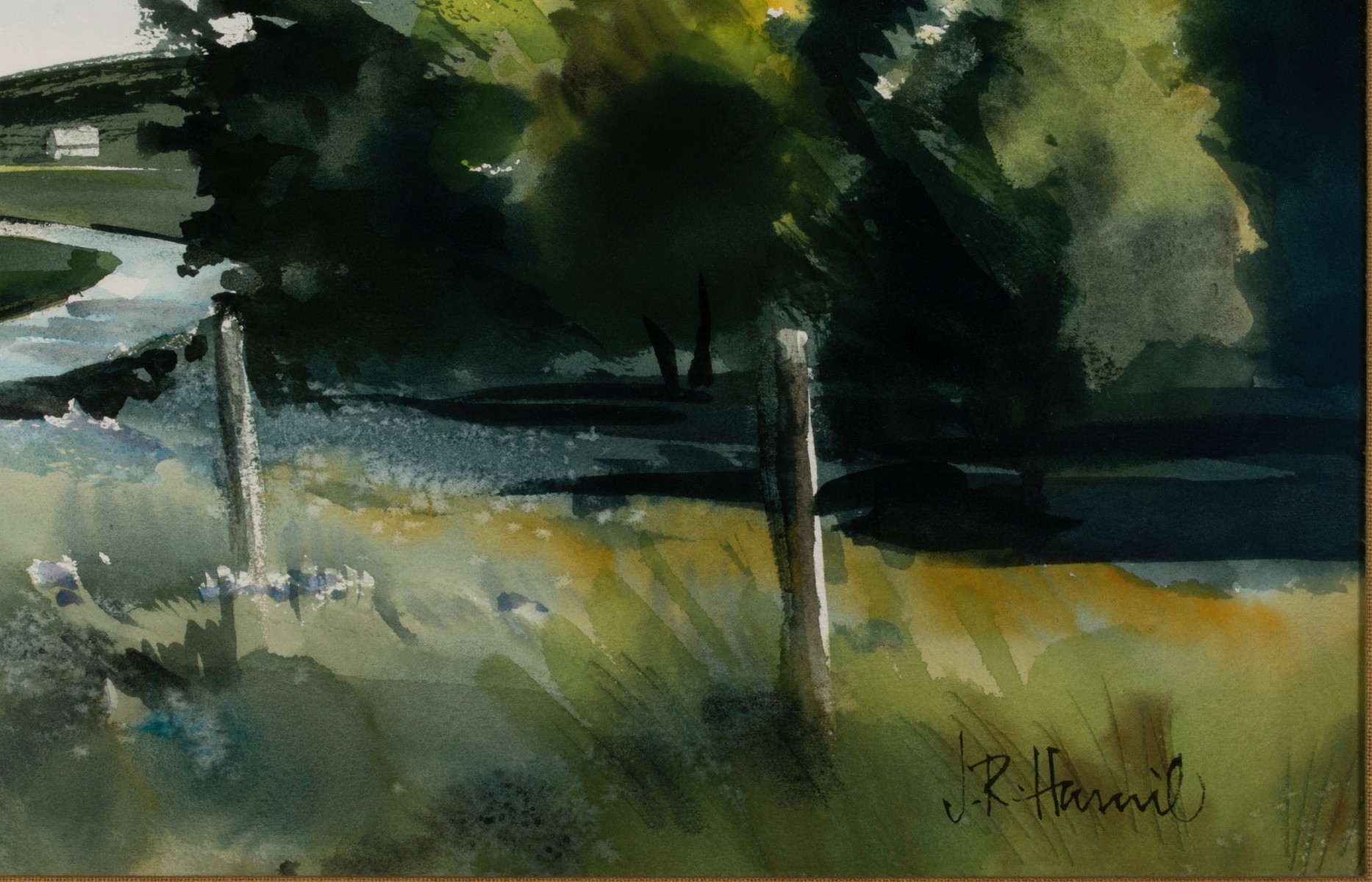 JAMES R. HAMIL (1937-2022) WATERCOLORS (2)